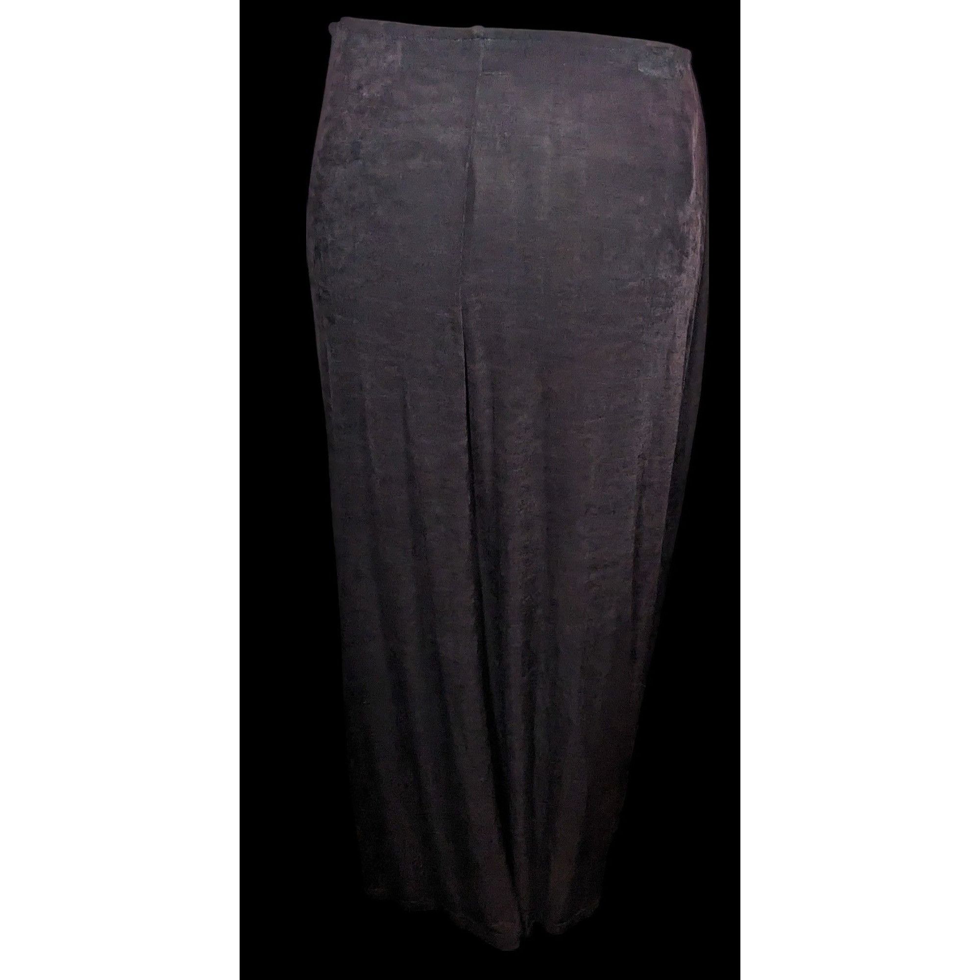 Other Vintage Studio C Corporate Goth Vampire Black Shimmer Maxi S Size 26" / US 2 / IT 38 - 2 Thumbnail