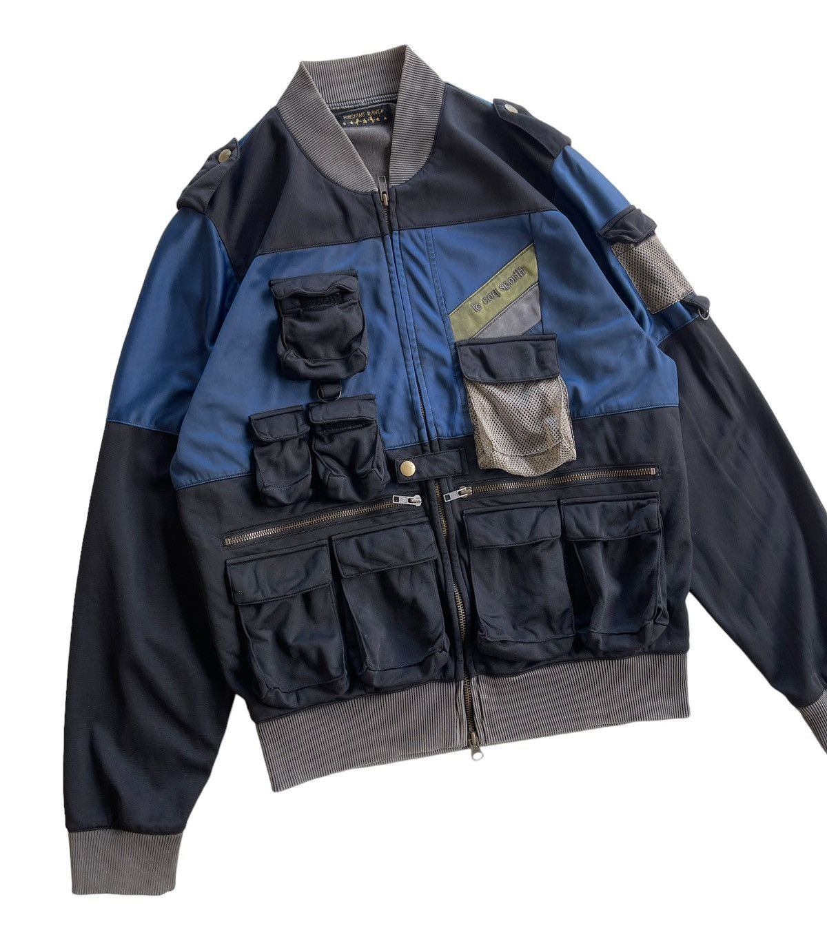 Japanese Brand Mustang Ranch Avantgarde Multi-Pocket Cargo Jacket Size US S / EU 44-46 / 1 - 4 Thumbnail