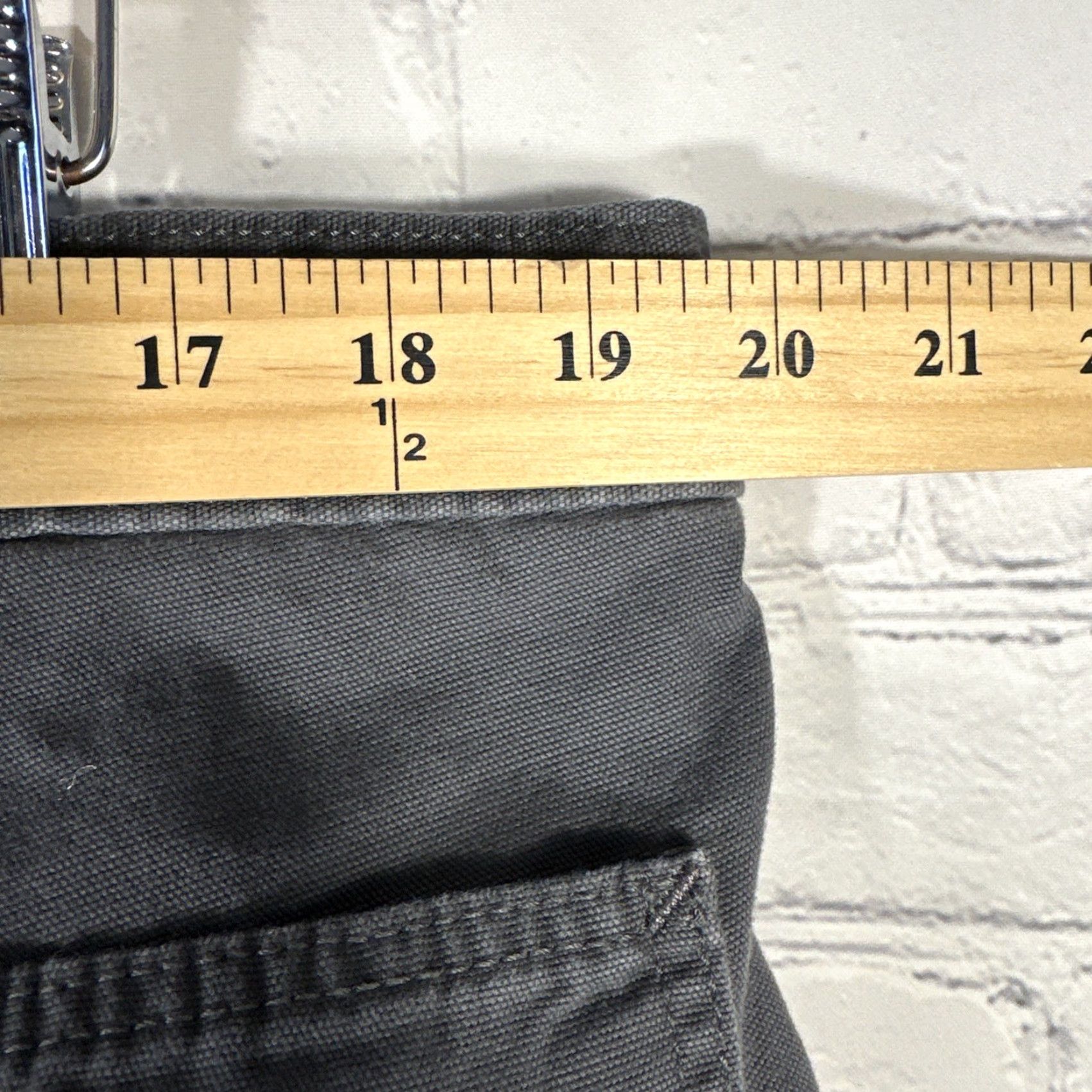 Carhartt Carhartt Men’s Rugged Flex Canvas Work Pants 40x30 Gray Relaxed Fit BN2291-M Size US 40 / EU 56 - 5 Thumbnail