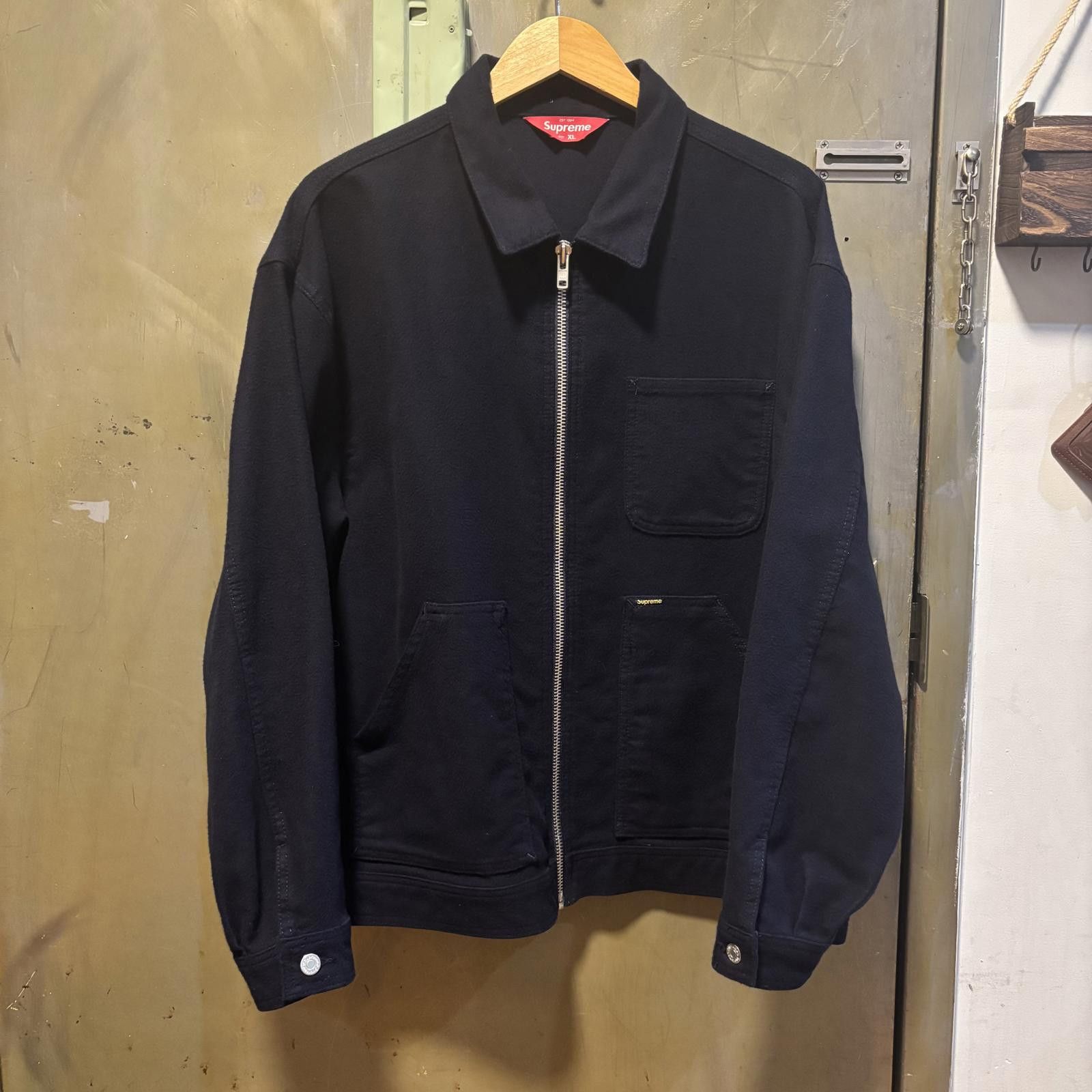 ジャケット・アウター Supreme Moleskin Work Jacket zebra M A*u様 Supreme Moleskin Work Jacket Zebra Supreme Moleskin Work