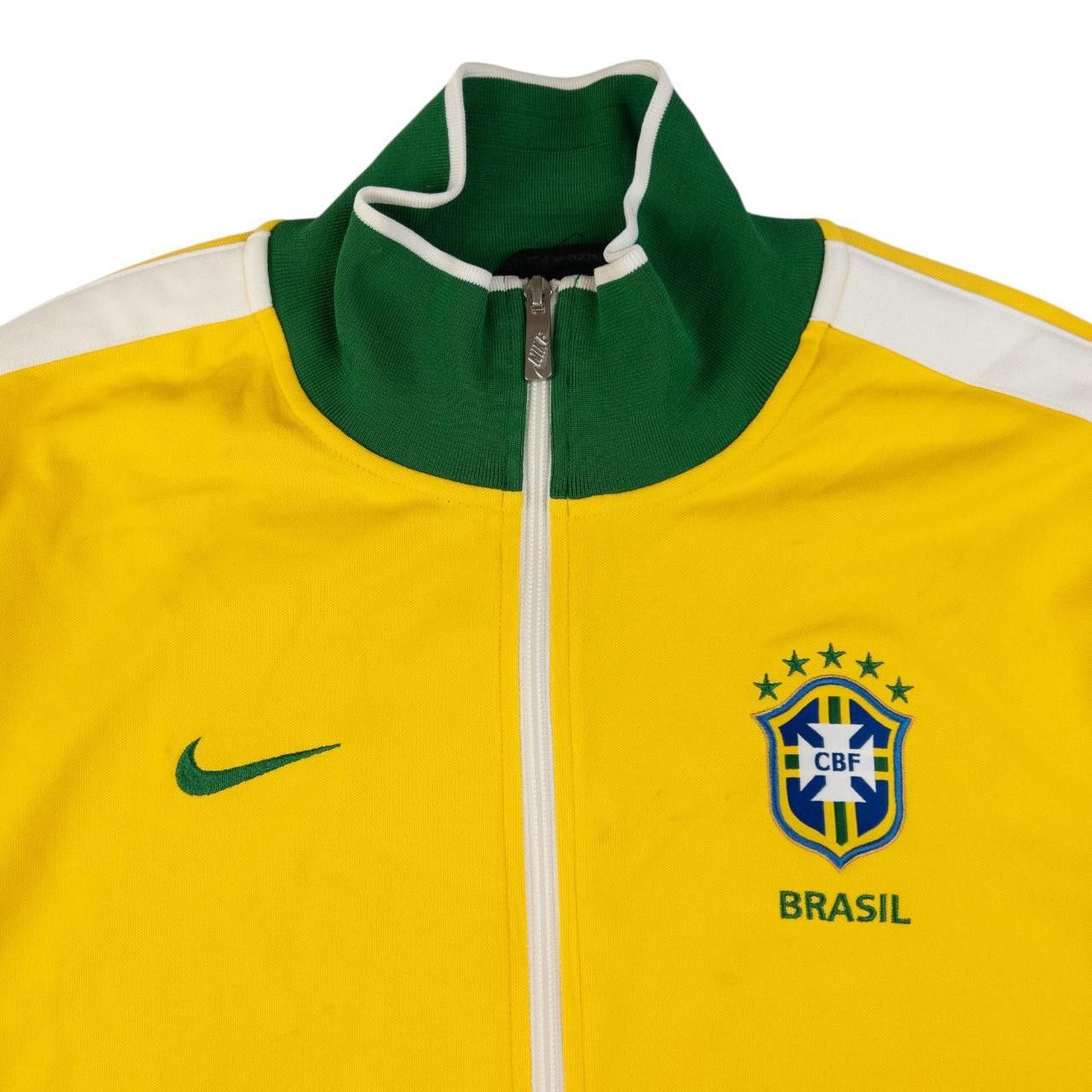 Nike Vintage Nike Brazil CBF Zip Up Jacket Size XL Size US XL / EU 56 / 4 - 4 Thumbnail