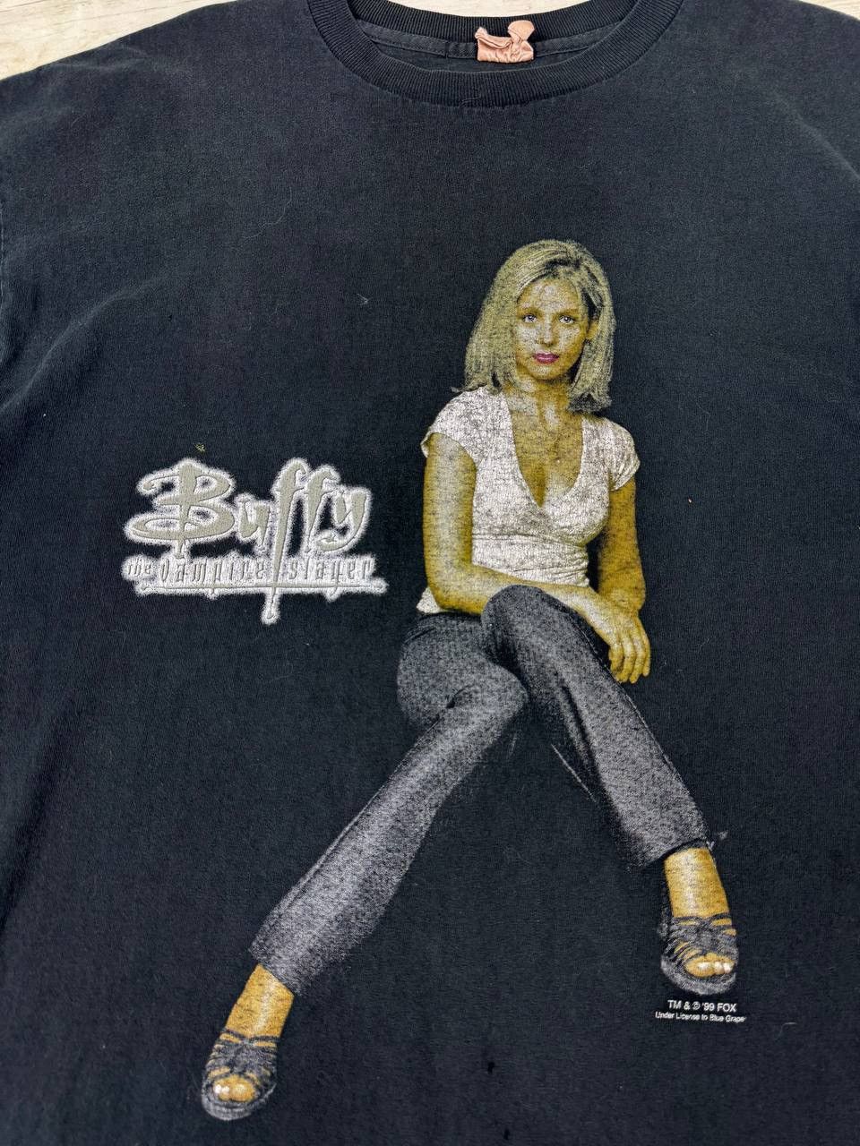 Vintage Vintage Buffy The Vampire Slayer 1999 T Shirt Movie Size US XL / EU 56 / 4 - 3 Thumbnail