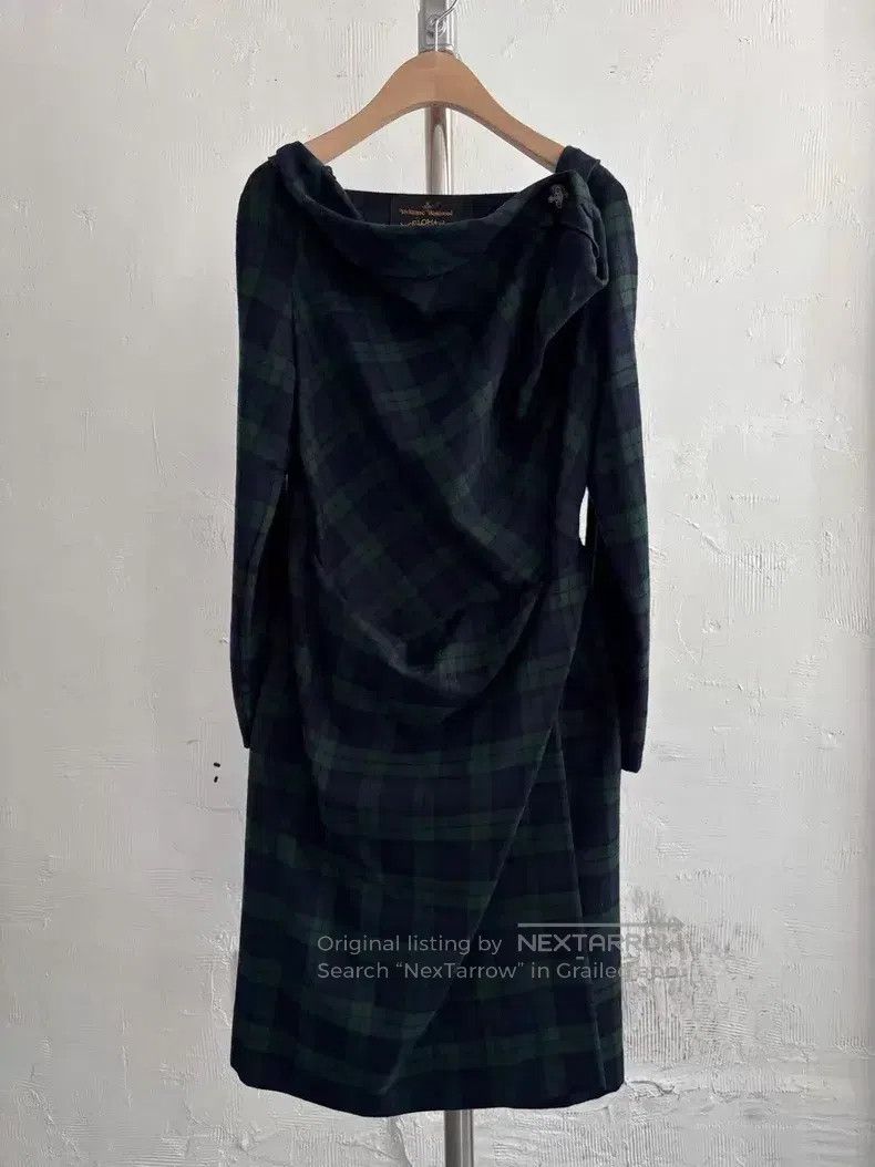 Vivienne Westwood Vivienne Westwood Distressed irregular plaid long sleeve d Size S / US 4 / IT 40 - 1 Thumbnail