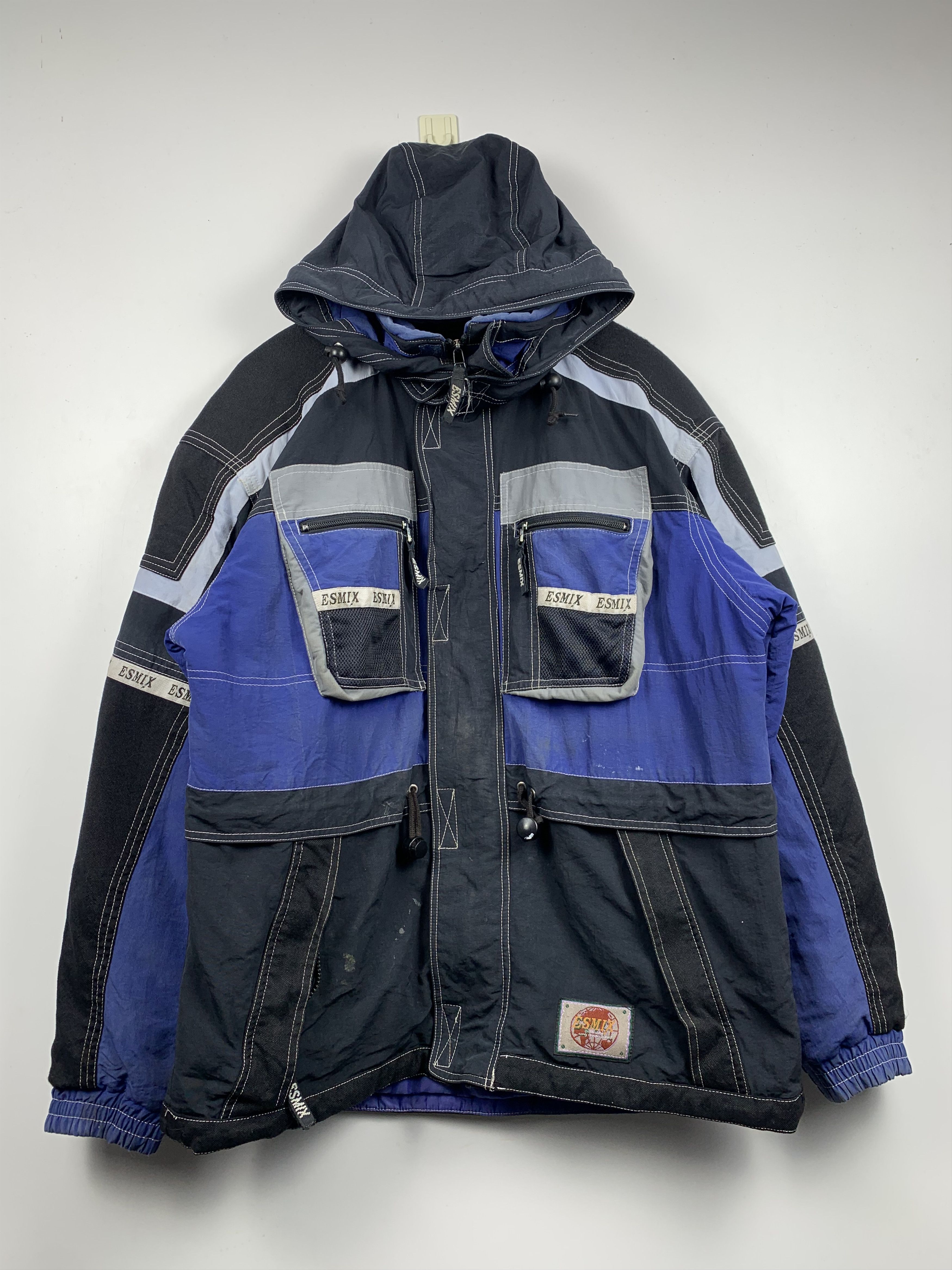 Vintage 90s Japanese Brand Hoodie Ski Jacket J1120