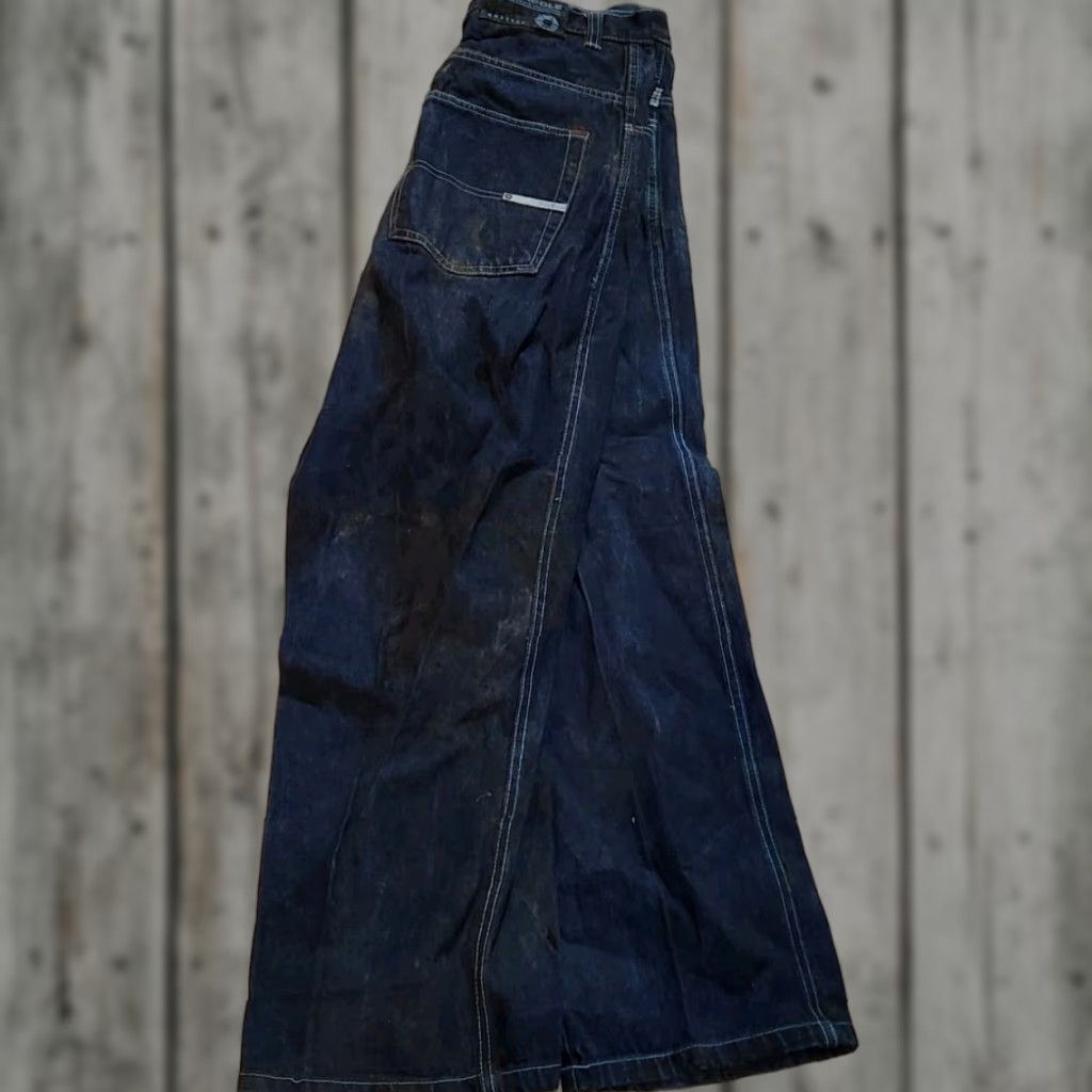 Southpole VINTAGE Southpole Jeans Men 34x30 Blue Baggy Y2K Thrashed Denim 90s Grunge Hip Hop Punk Straight Relaxed Size US 34 / EU 50 - 1 Thumbnail
