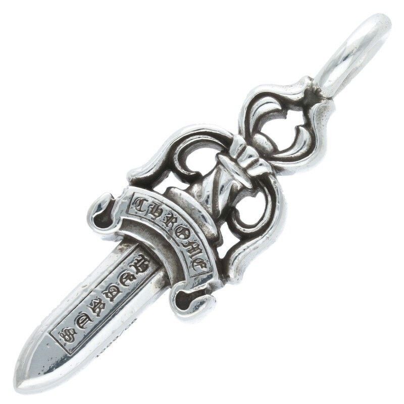 Chrome Hearts Sapphire Dagger Pendant