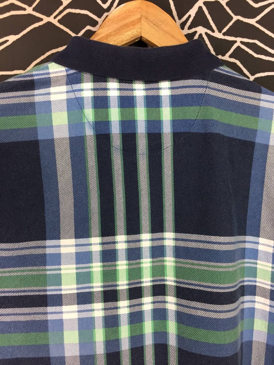 Chaps Ralph Lauren Vtg Chaps Ralph Lauren Crest Logo Plaid Polo Shirt Size US XL / EU 56 / 4 - 6 Thumbnail