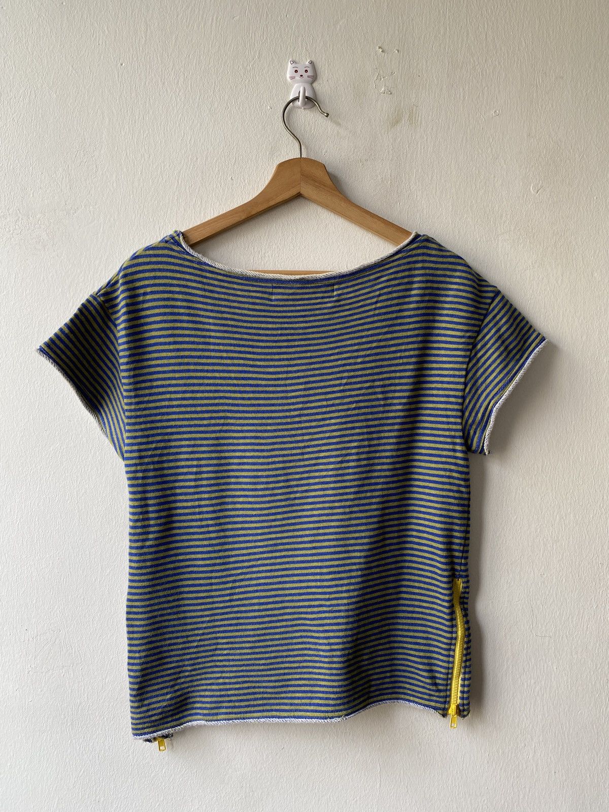 Issey Miyake × mercibeaucoup 2000s - Mercibeaucoup By Issey Miyake Stripped Tee Size S / US 4 / IT 40 - 4 Thumbnail