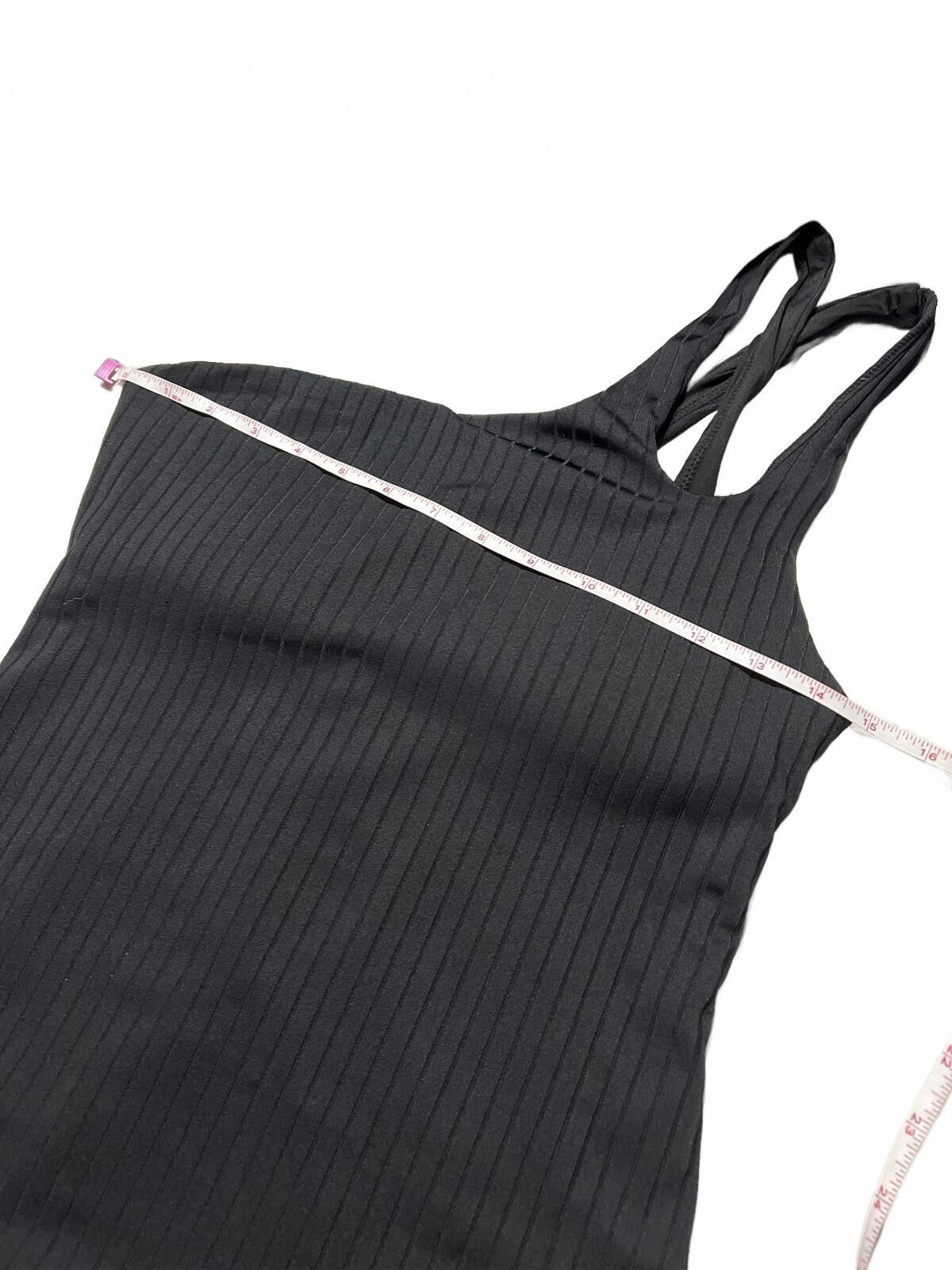 Other Aerie Black One-Shoulder Ribbed Swimsuit Size ONE SIZE - 3 Thumbnail