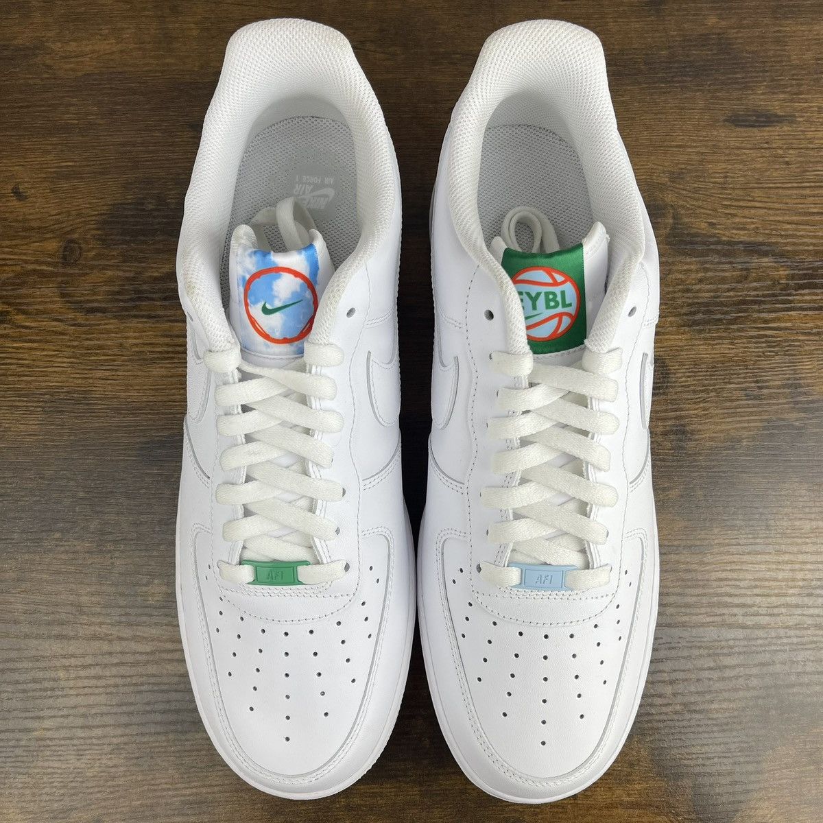 Nike NEW Nike Air Force 1 '07 Low Triple White x EYBL Peach Jam Size US 14 / EU 47 - 5 Thumbnail