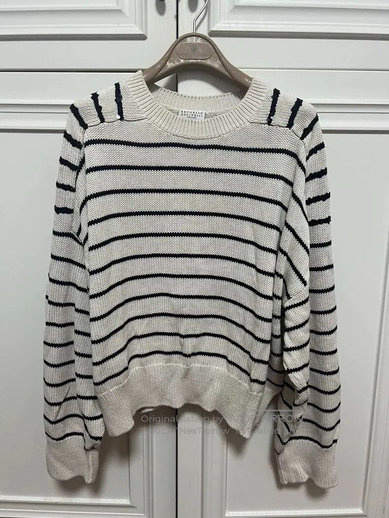 Brunello Cucinelli Striped Sweater M.
