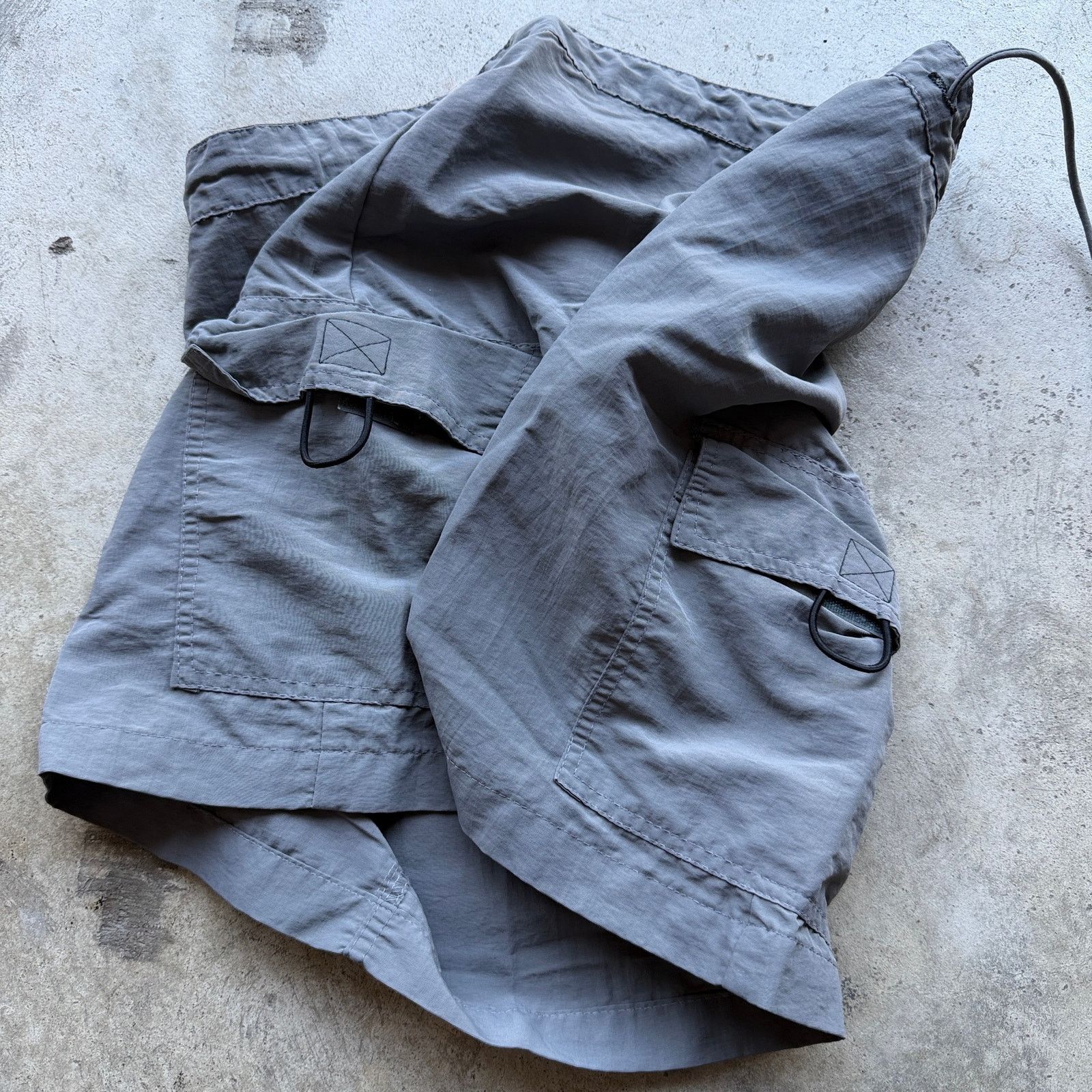 Anchor Blue Vintage 90s Anchor Blue Gray Cargo Utility Mini Skirt 13 Size 34" / US 12 / IT 48 - 5 Thumbnail