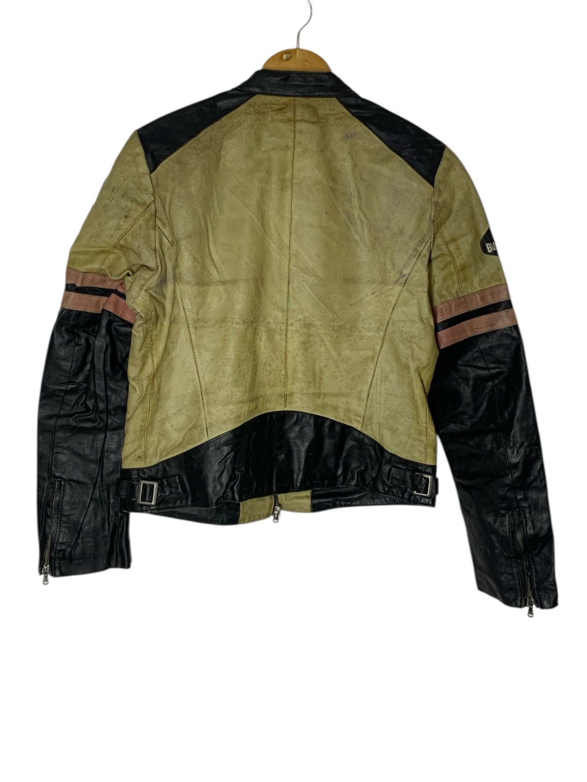 Genuine Leather Vintage Conbipel Italy Leather Cropped Biker Custom Outlaw Size US M / EU 48-50 / 2 - 2 Thumbnail