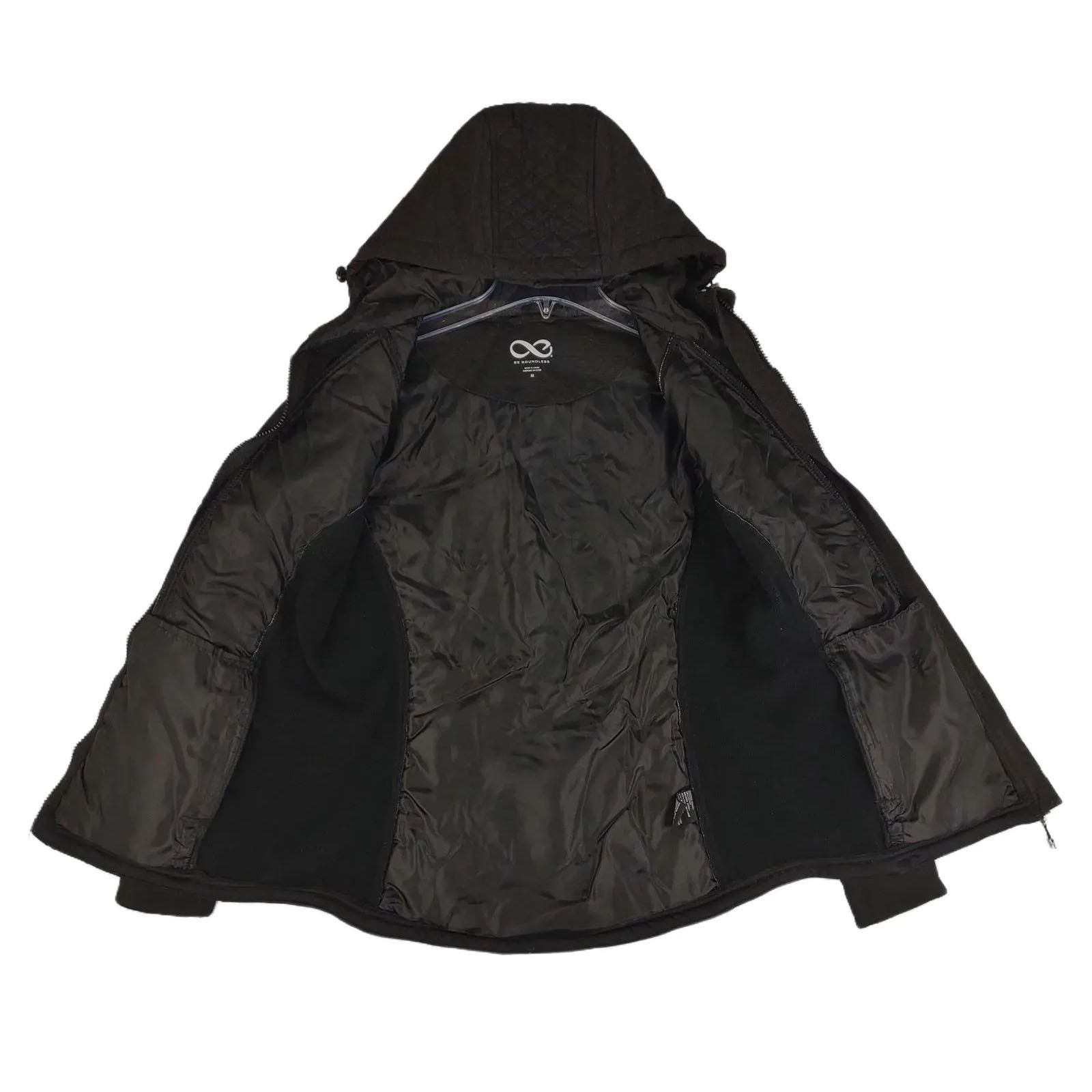 Other BE BOUNDLESS Full Zip Quilted Hiking Athletic Hoodie Jacket Size M / US 6-8 / IT 42-44 - 2 Thumbnail