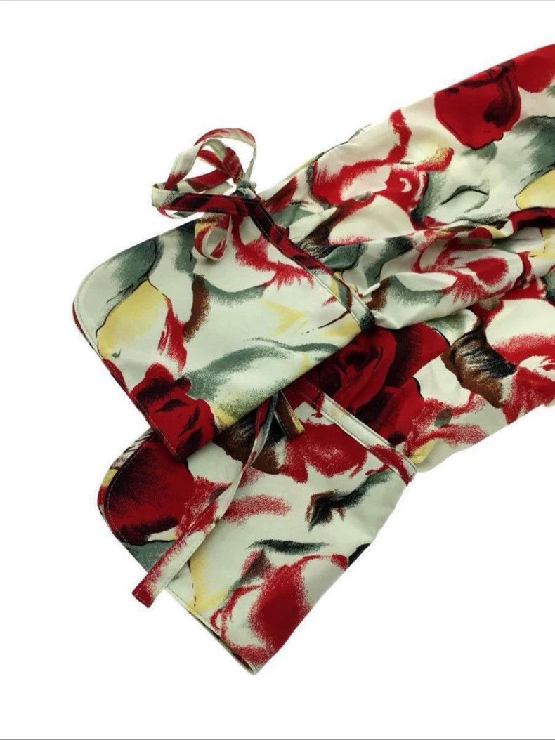 Kenzo KENZO Vintage rose flower tie shirt Size XS / US 0-2 / IT 36-38 - 4 Thumbnail