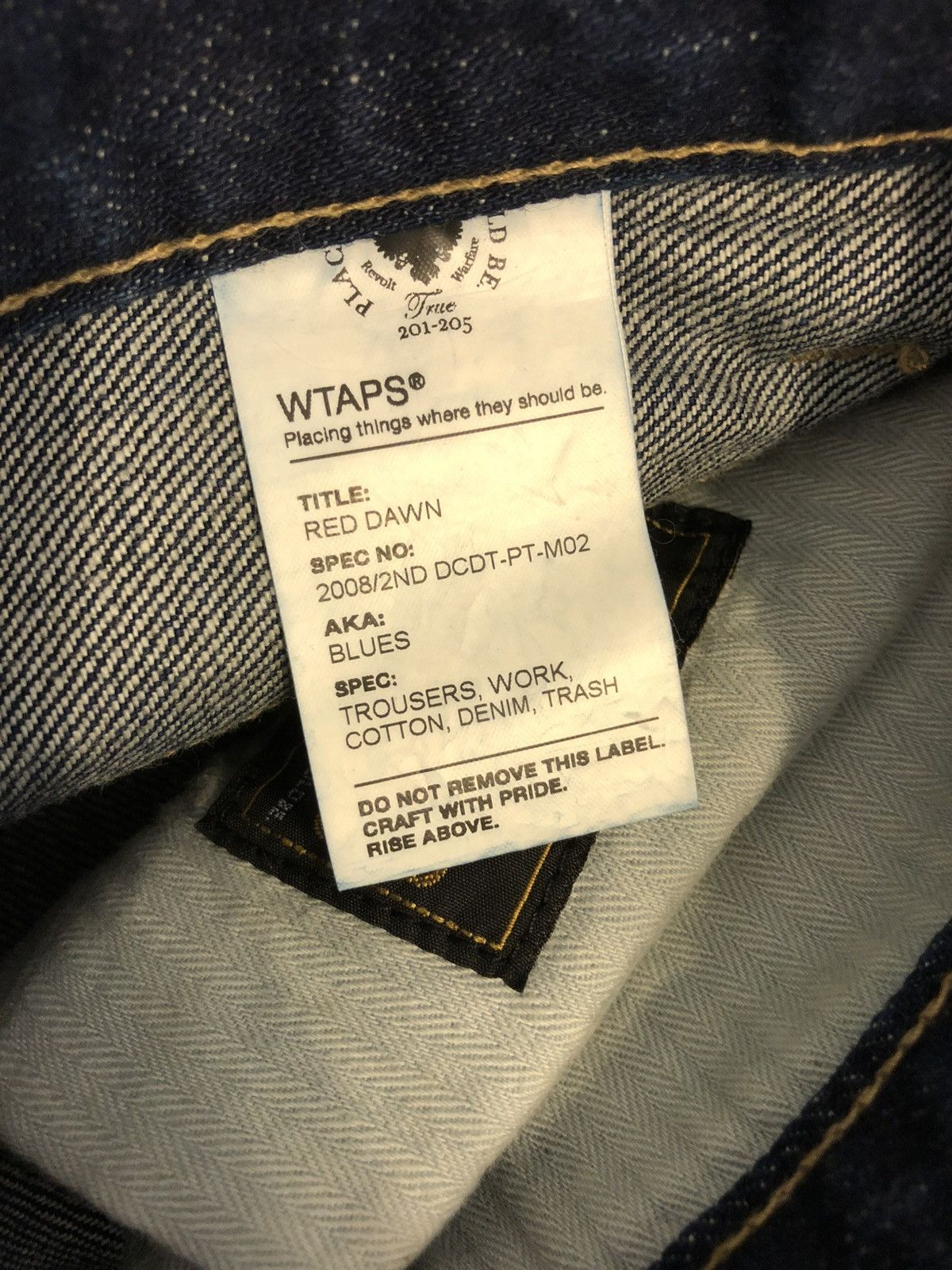 Wtaps Wtaps denim crush trash jeans Size US 34 / EU 50 - 4 Thumbnail