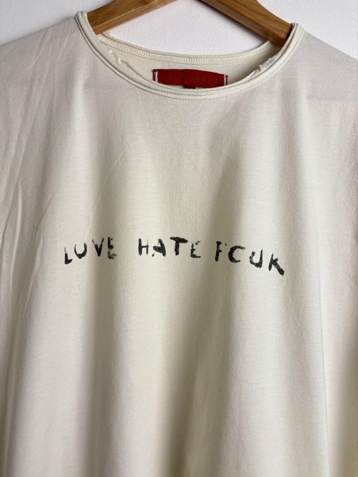FCUK Vintage LOVE HATE FUCK Tee Size US XL / EU 56 / 4 - 3 Thumbnail