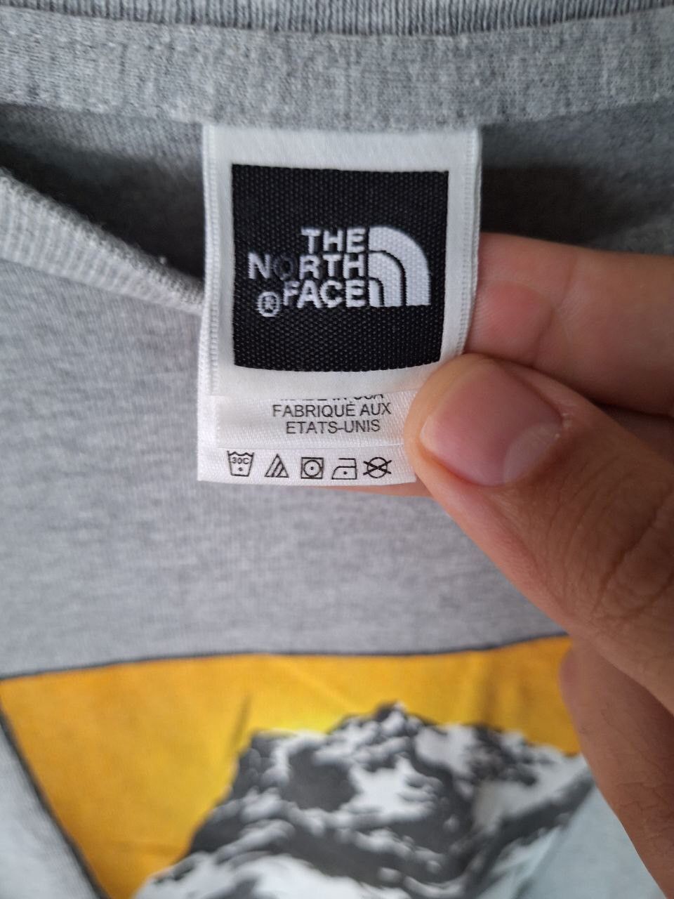The North Face × Vintage Vintage 90s The North Face hiking print Long Sleeve T Shirt Size US L / EU 52-54 / 3 - 3 Thumbnail