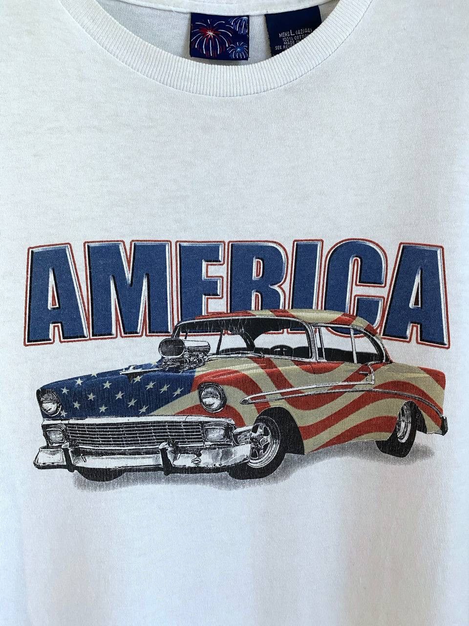 Vintage Vintage American T-Shirt 90s Chevrolet Bel Air Print, Size L Size US L / EU 52-54 / 3 - 4 Thumbnail