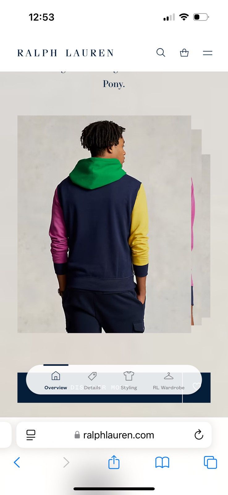Polo Ralph Lauren Polo logo multicolor paint fleece hoodie Size US L / EU 52-54 / 3 - 3 Thumbnail