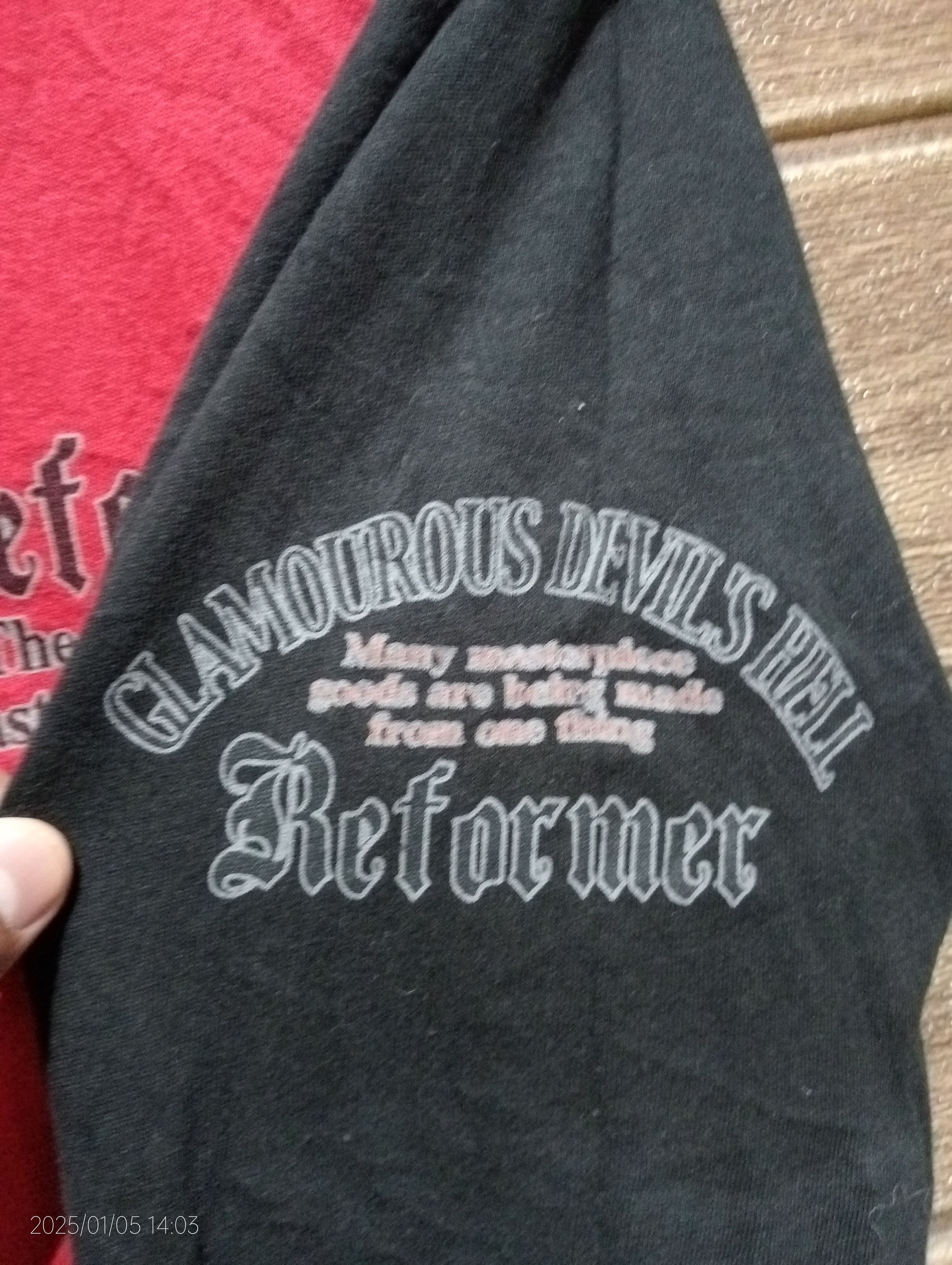 Japanese Brand Vintage Punk Glamourous Devil's Hell Long Sleeve Tshirt Size US L / EU 52-54 / 3 - 4 Thumbnail