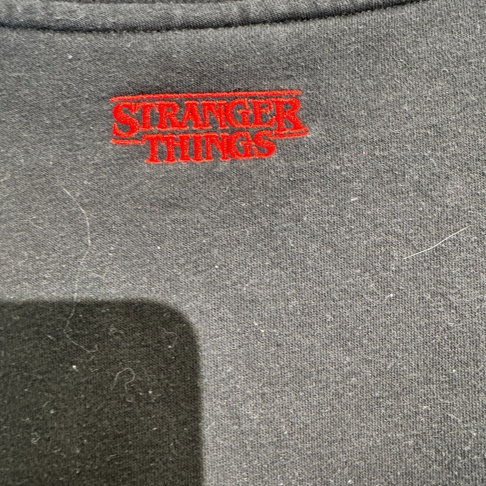 Vintage Vintage Unisex Black Cotton Crewneck Size M Stranger Size US M / EU 48-50 / 2 - 8 Thumbnail