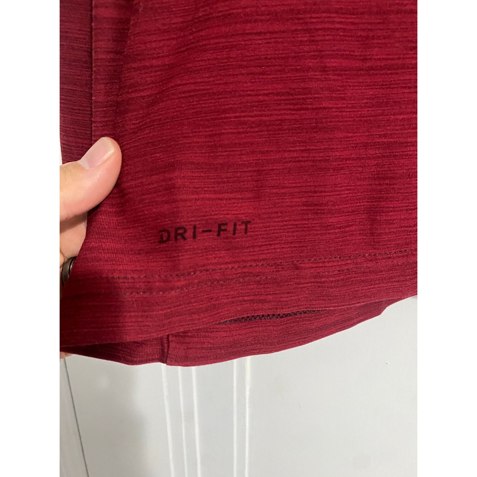 Nike Maroon and Black Nike Dri-Fit 1/4-Zip Men's Size Large Size US L / EU 52-54 / 3 - 3 Thumbnail