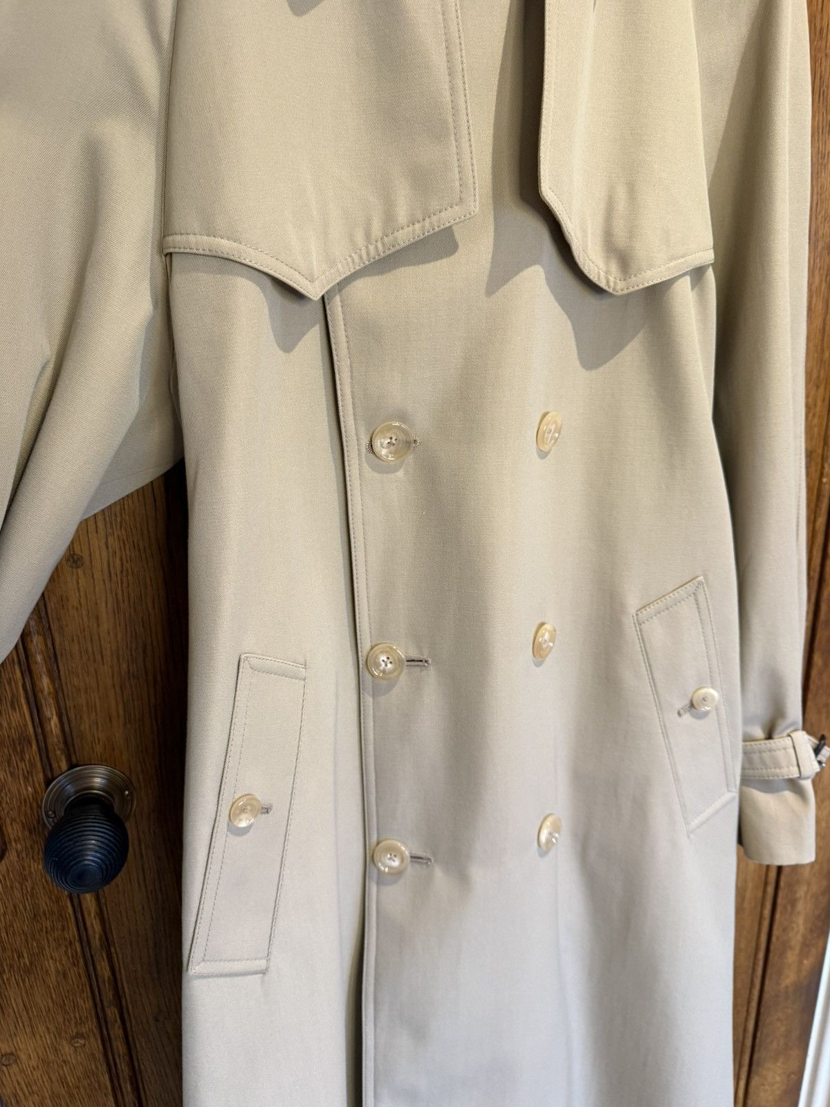 1 of 1 Celine Hedi Sample Trench Jacket silk lined M L Grail