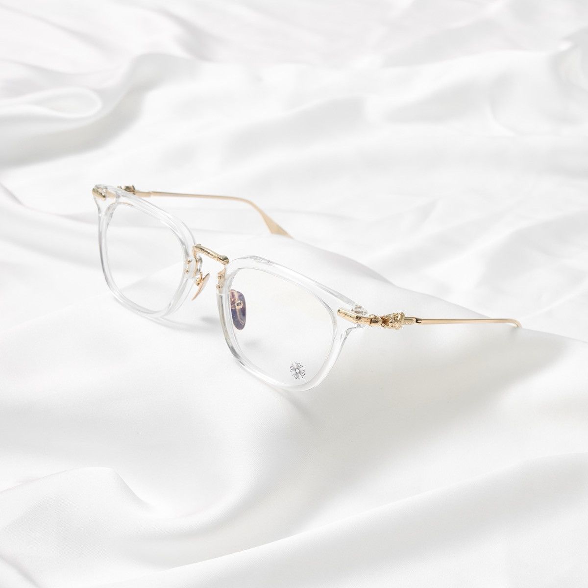 Chrome Hearts CHROME HEARTS CLOACO CRYSTAL/ GOLD PLATED GLASSES Size ONE SIZE - 1 Thumbnail