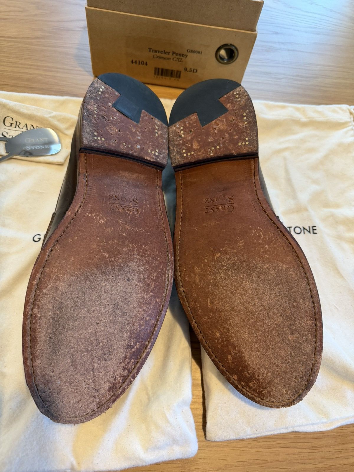 Grant Stone Crimson Chromexcel Leather Traveler Loafer 9.5d in Brown, Men's — image 5 of 6