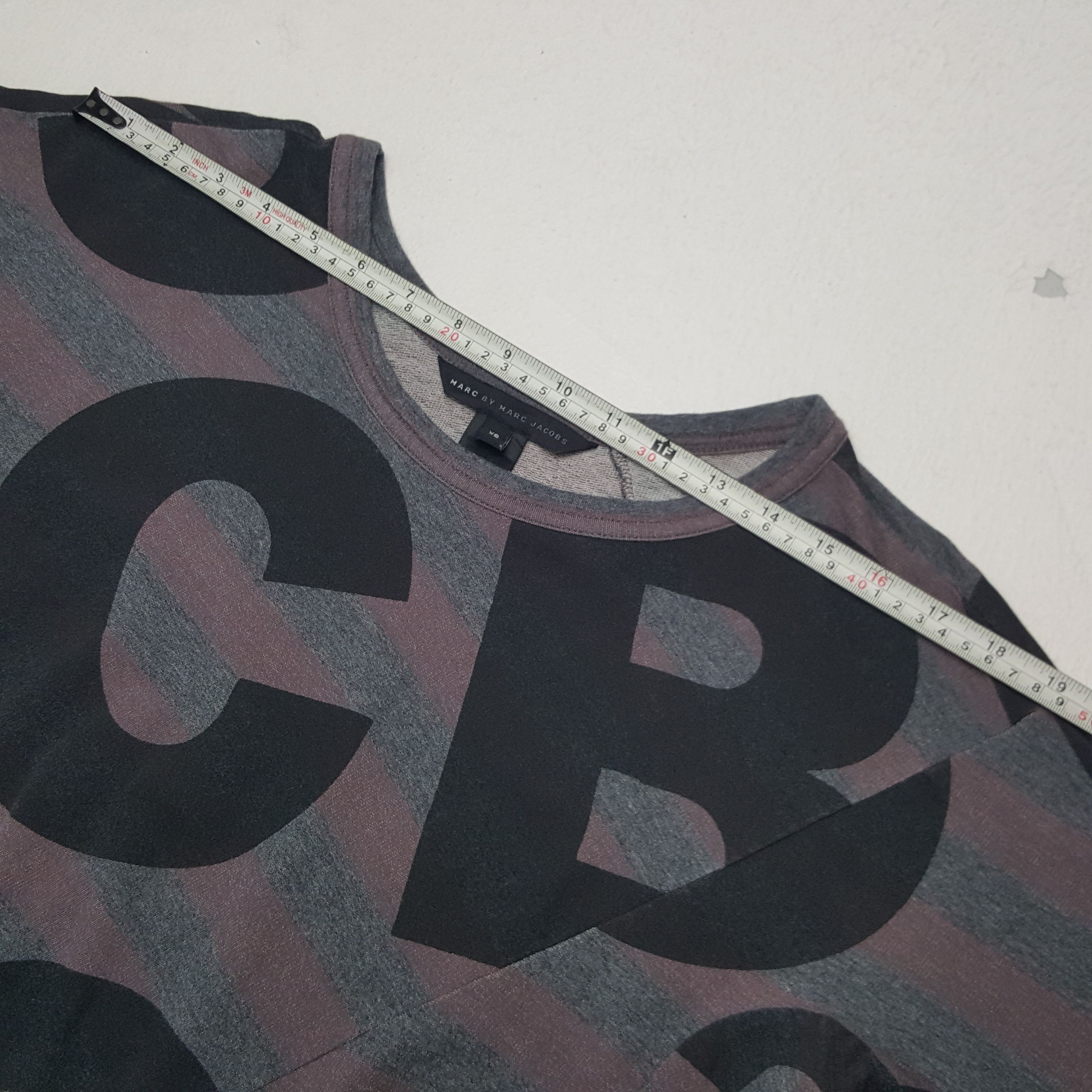 Marc by Marc Jacobs × Vintage Vintage Marc by Marx Jacobs Monogram Sweatshirt Size XS / US 0-2 / IT 36-38 - 4 Thumbnail