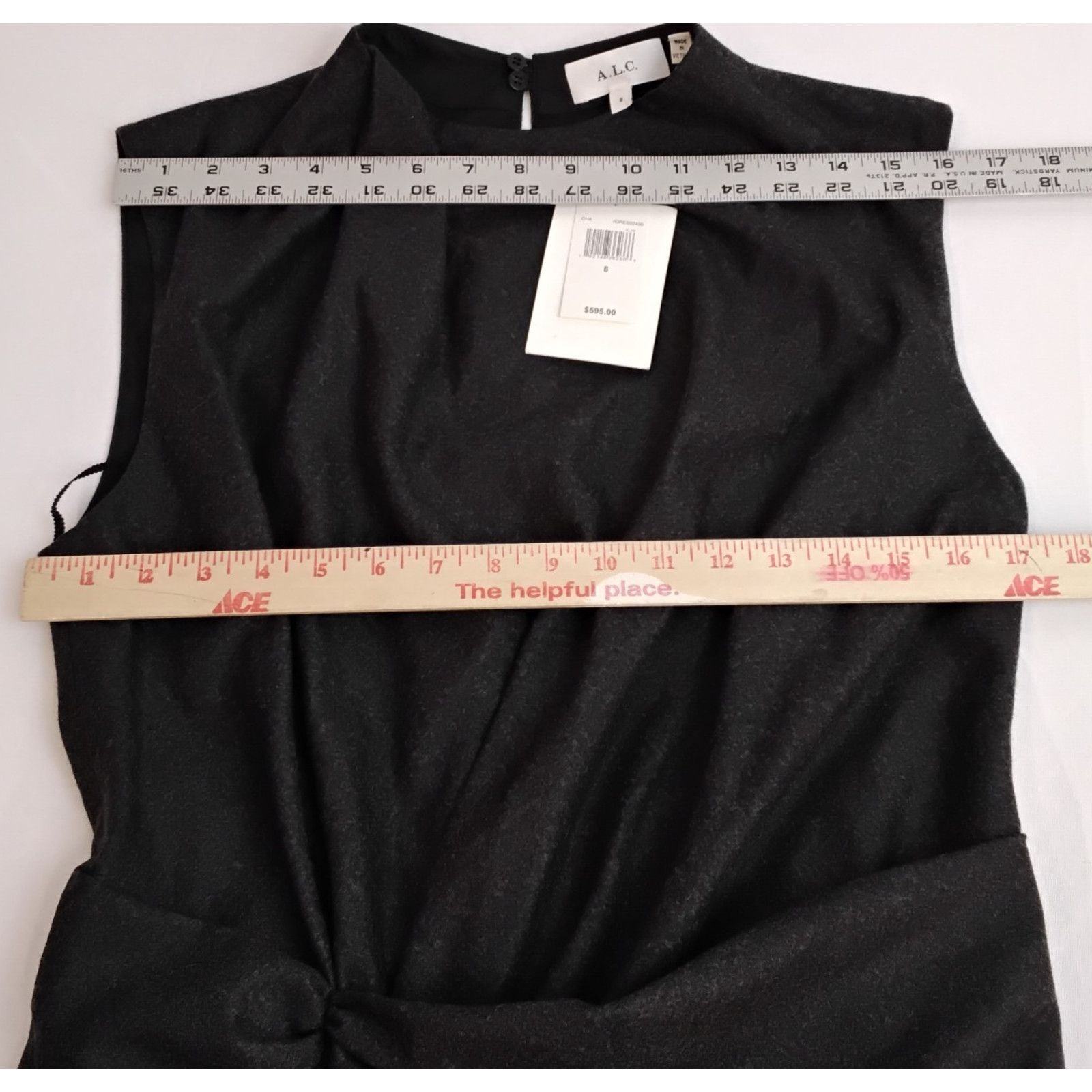 A.L.C. A.L.C. Wool Blend Cocktail Dress Women's 8 Gray NWT Size M / US 6-8 / IT 42-44 - 11 Thumbnail