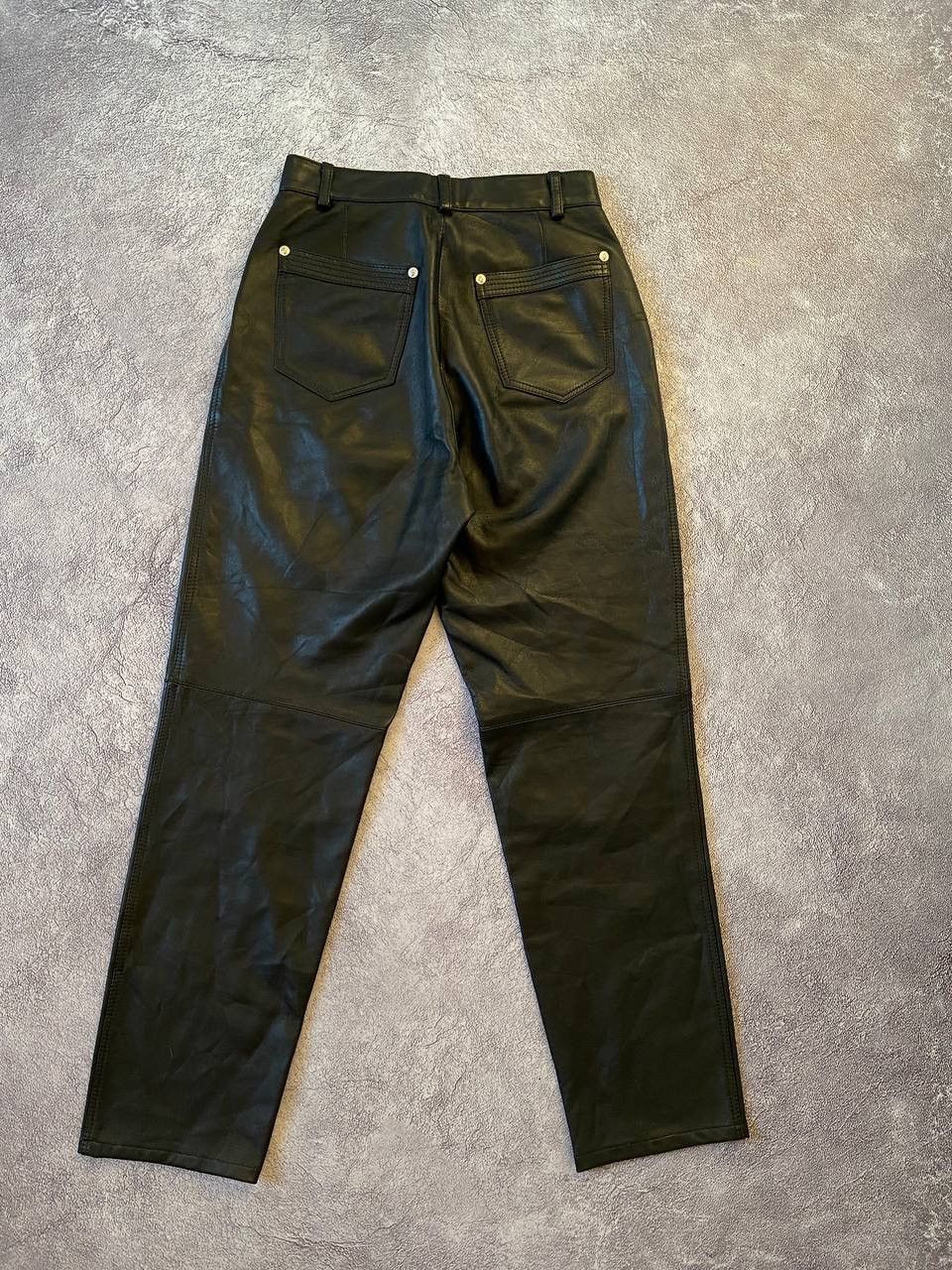 Versus Versace Versus Gianni Versace Vintage Leather Pants Iconic 90s women Size 28" / US 6 / IT 42 - 5 Thumbnail
