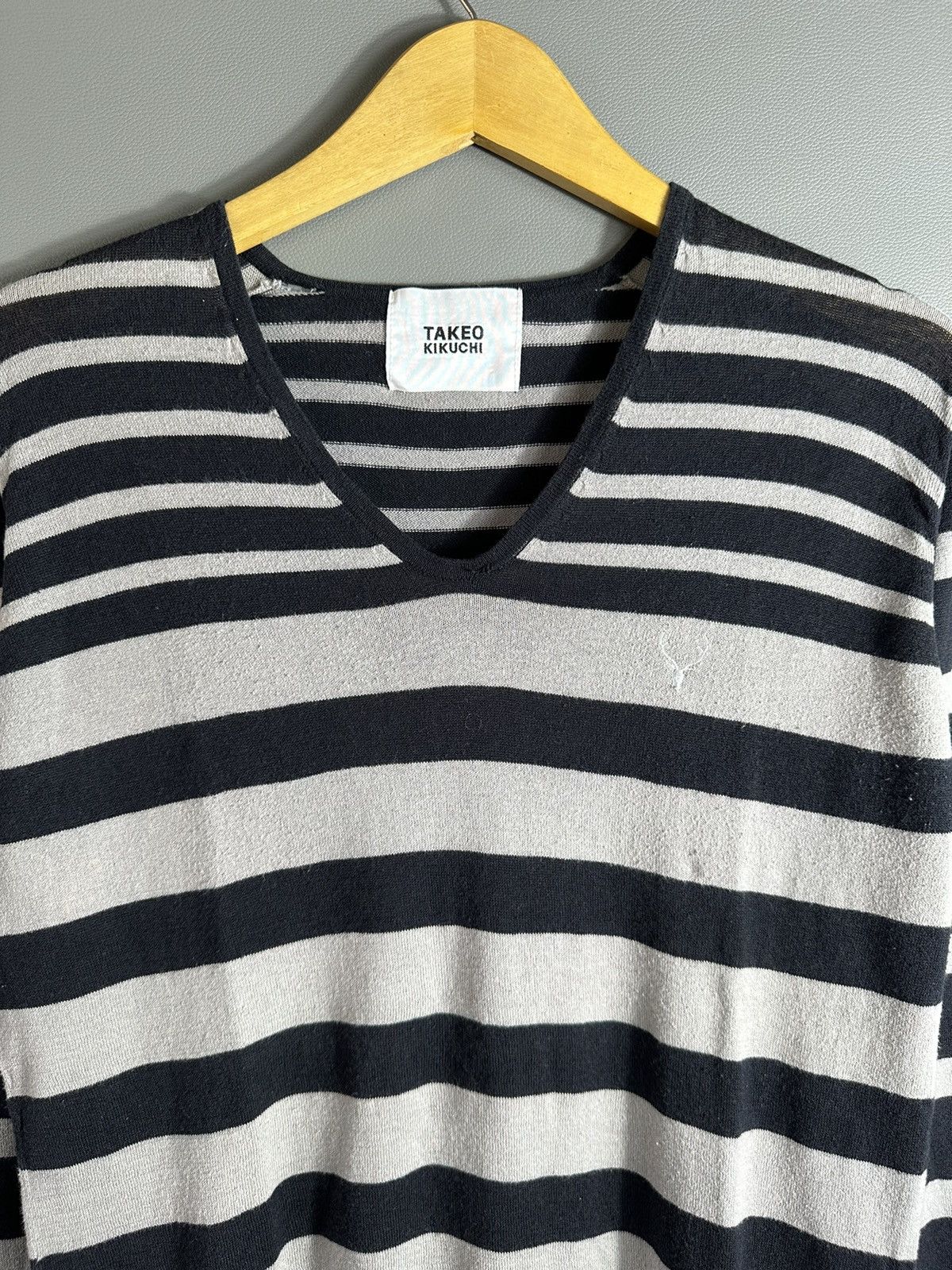 Hysteric Glamour JAPANESE TAKEO KIKUCHI STRIPED KURT COBAIN GRUNGE STYLE Size US S / EU 44-46 / 1 - 2 Thumbnail