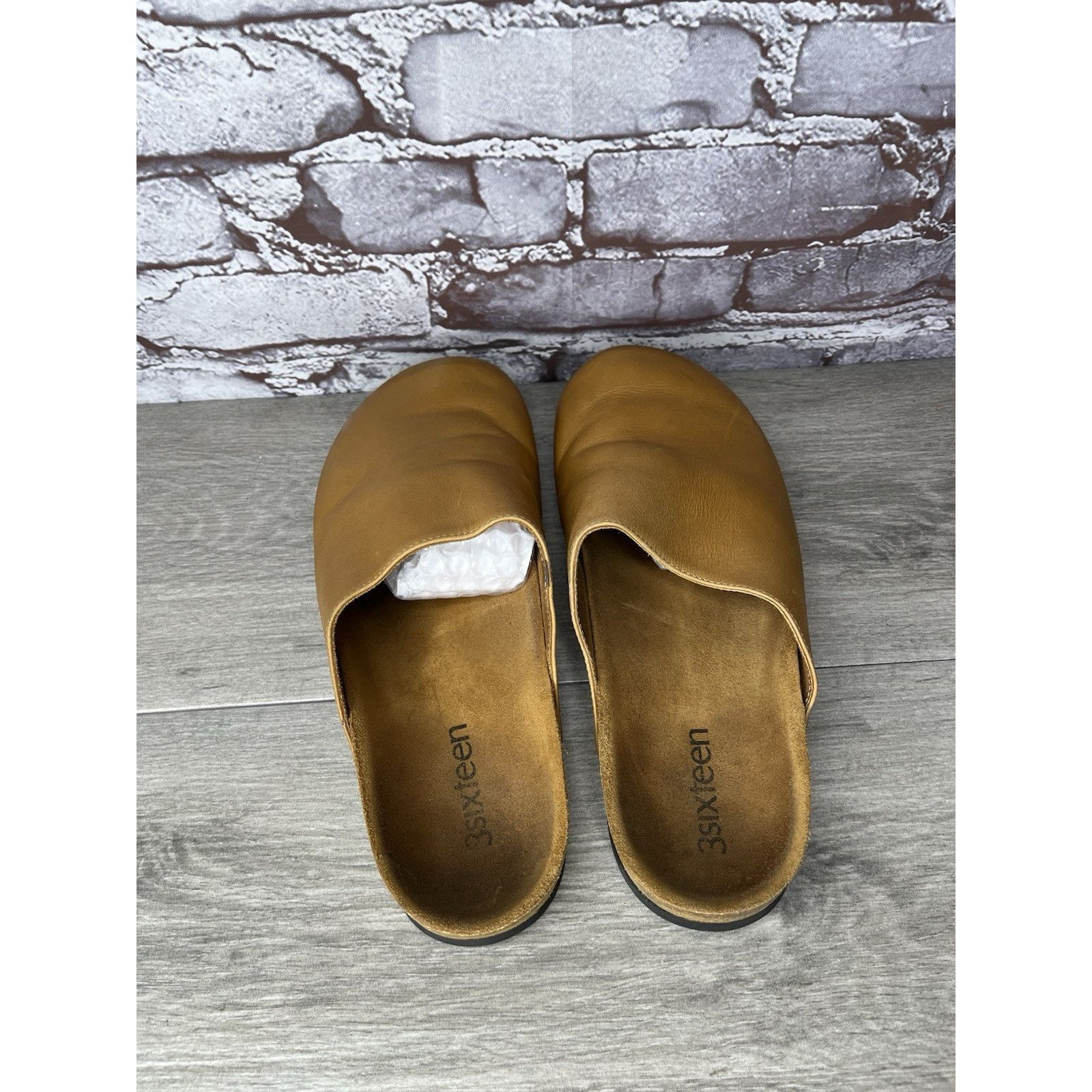 3sixteen 3sixteen Vibram Tan Brown Leather Mules Flat Shoes Women’s S Size US 11 / IT 41 - 7 Thumbnail