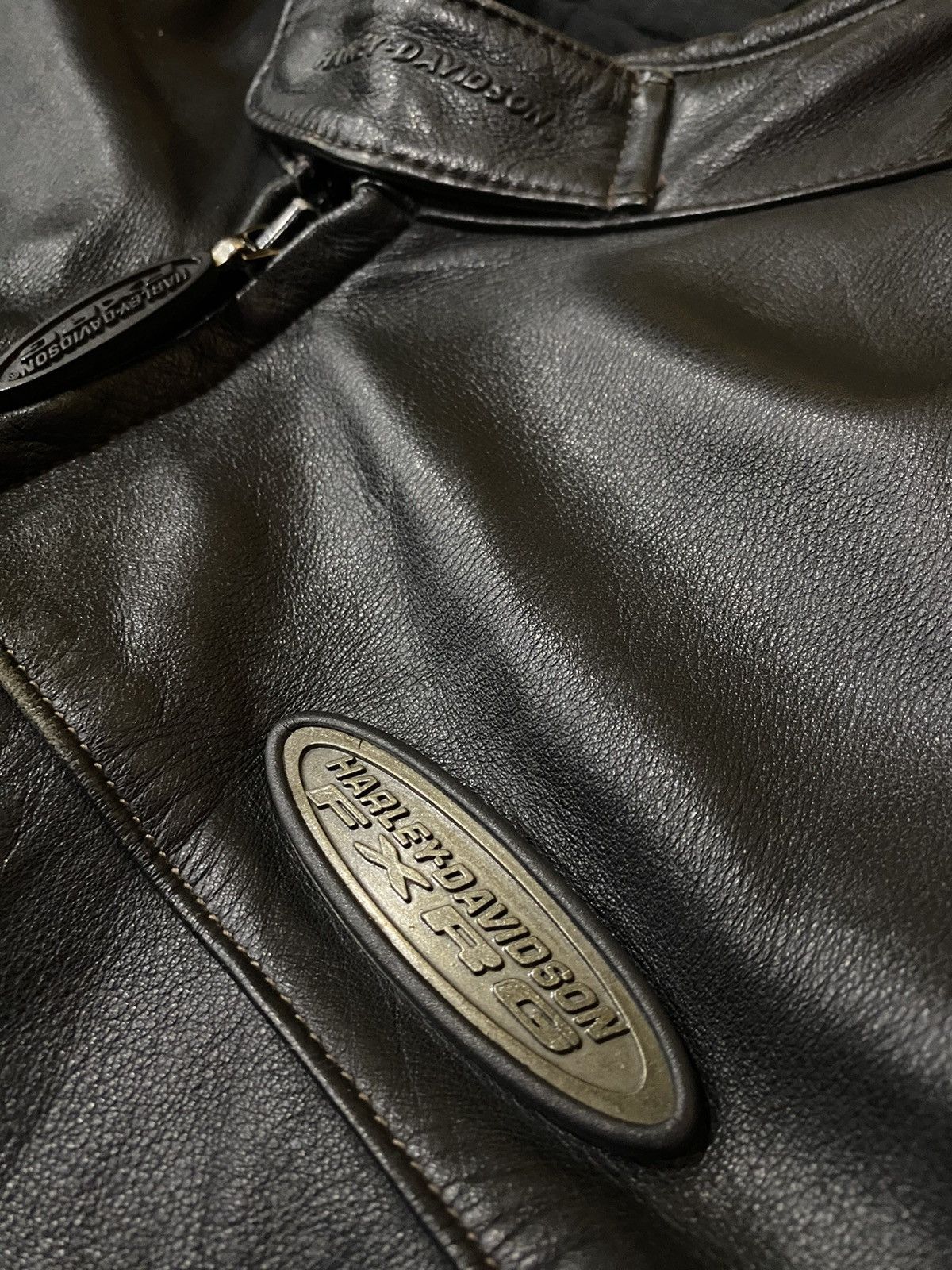 Harley Davidson × Vintage Vintage Harley Davidson FXRG motorcyle Jacket with Inner Size US M / EU 48-50 / 2 - 5 Thumbnail