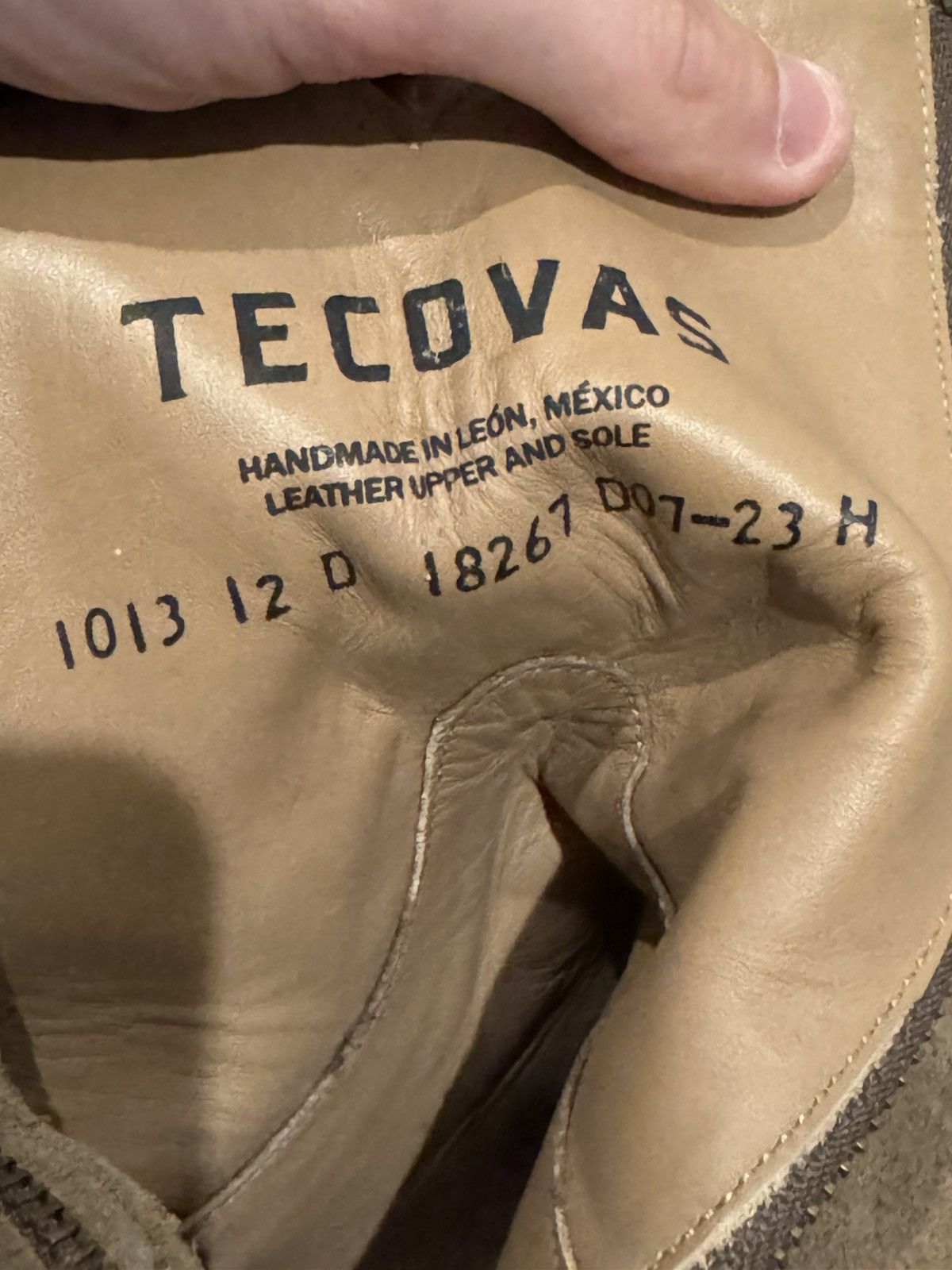 Tecovas Tecovas Brown Suede Zip Up Boots 12D Size US 12 / EU 45 - 5 Thumbnail