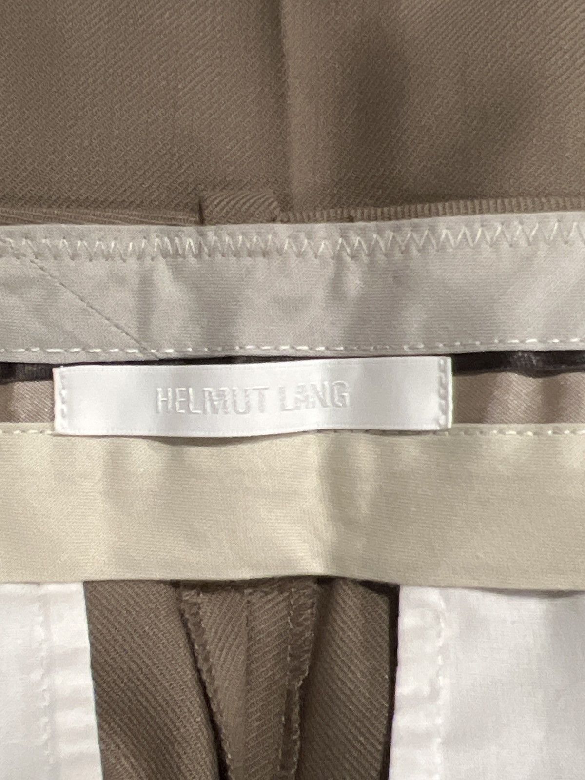 Helmut Lang Helmut Lang Taupe Pinched Seam Trousers Size 2 Size 26" / US 2 / IT 38 - 15 Thumbnail