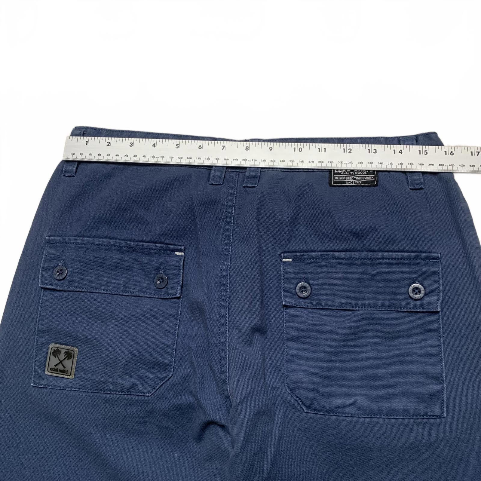Ecko Unltd. Ecko Unltd. Men's Navy Blue Straight Fit Pants W32 Size US 32 / EU 48 - 8 Thumbnail