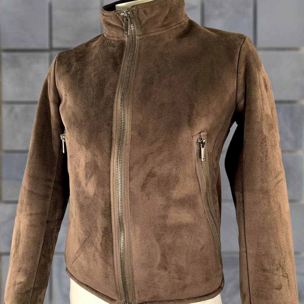 Emporio Armani EMPORIO ARMANI Jacket Brown Polyester Nylon Zip Up Size 40 Men Size US XXS / EU 40 - 1 Thumbnail