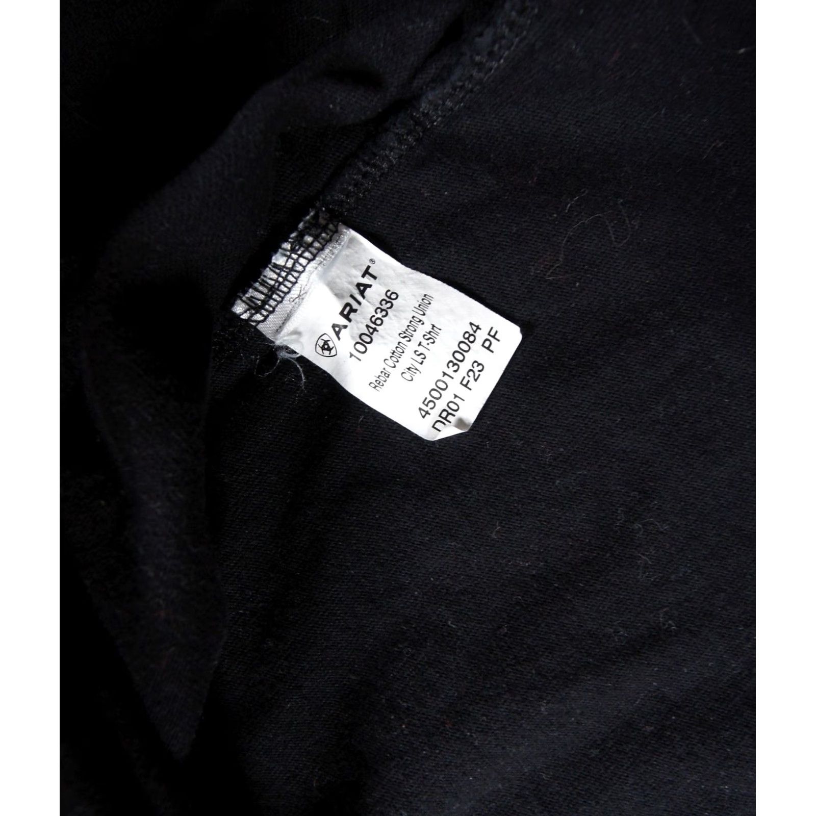 Ariat Ariat Shirt Mens Large Black Long Sleeve Pocket Tee Rebar Workwear Union City Size US L / EU 52-54 / 3 - 6 Thumbnail