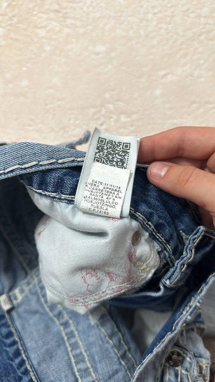 Japanese Brand True Religion pants Faded Crash denim thrashed distressed Size US 34 / EU 50 - 8 Thumbnail