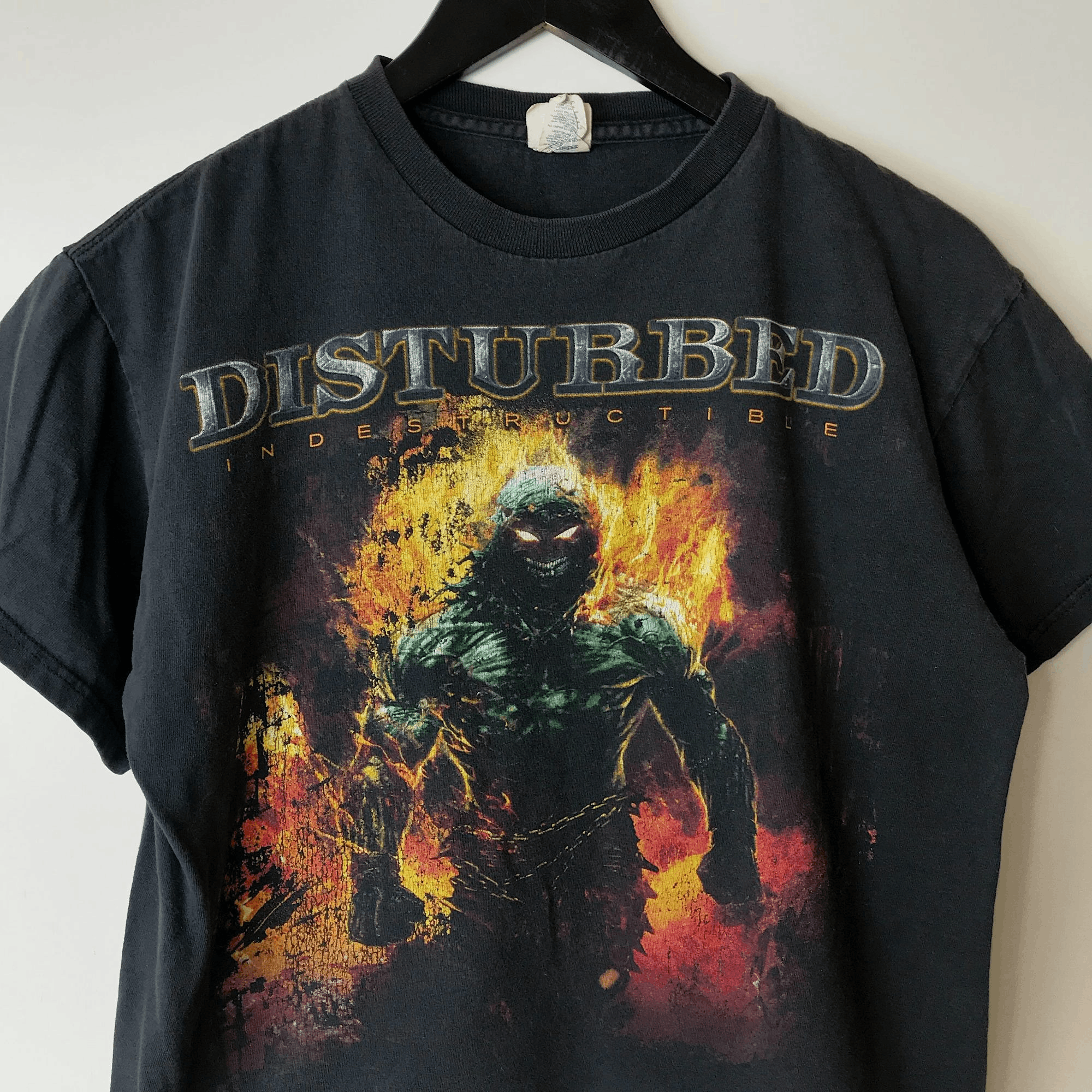 Delta 2009 Vintage Disturbed Indestructible Tour T Shirt 00s Adult Size US S / EU 44-46 / 1 - 4 Thumbnail