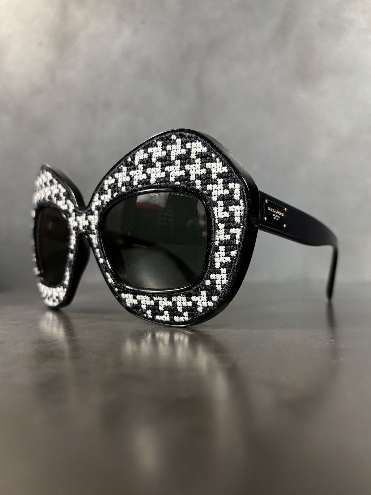 Dolce & Gabbana F/W 2016 Dolce & Gabbana Limited Sunglasses Houndstooth Pied Size ONE SIZE - 20 Thumbnail