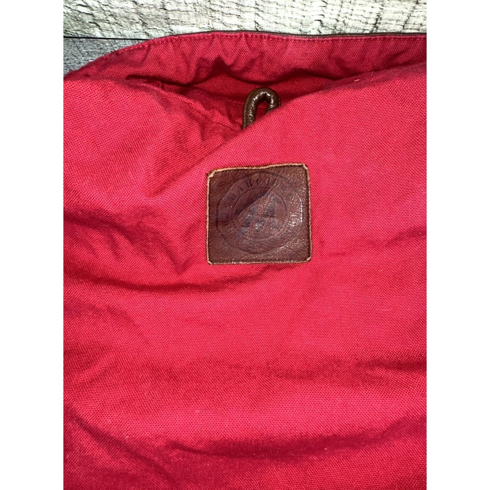 Marlboro Marlboro Jacket Men’s Red Leather Cotton Collar Zip Button Overcoat L Size US L / EU 52-54 / 3 - 5 Thumbnail