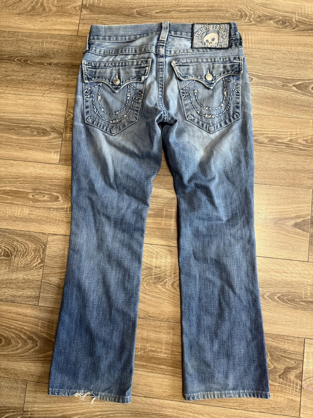 True Religion true religion jeans skull tag, vintage Size US 31 - 7 Thumbnail