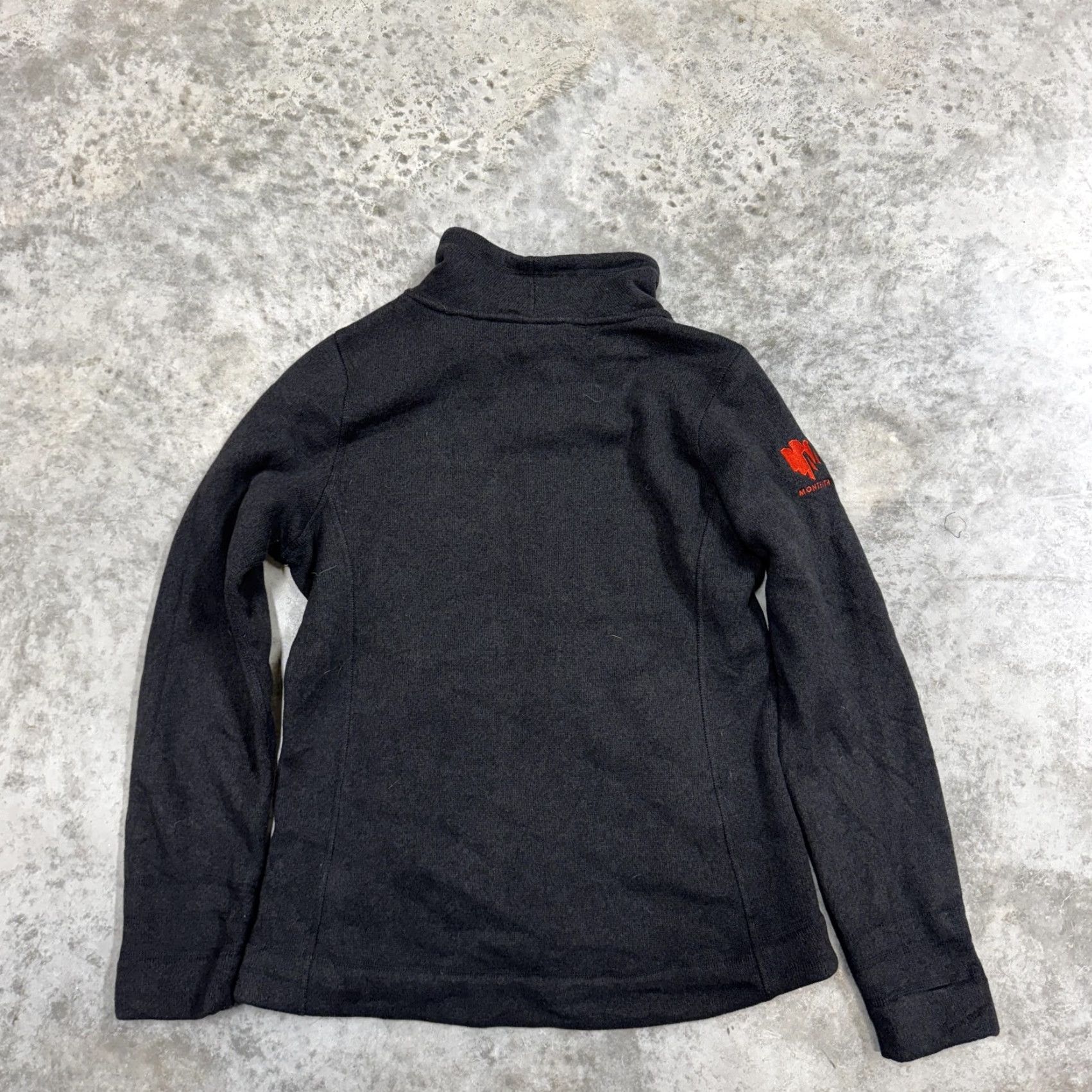 The North Face VINTAGE The North Face Jacket Womens Medium Black Fleece Full Zip Monteith Logo Size M / US 6-8 / IT 42-44 - 6 Thumbnail
