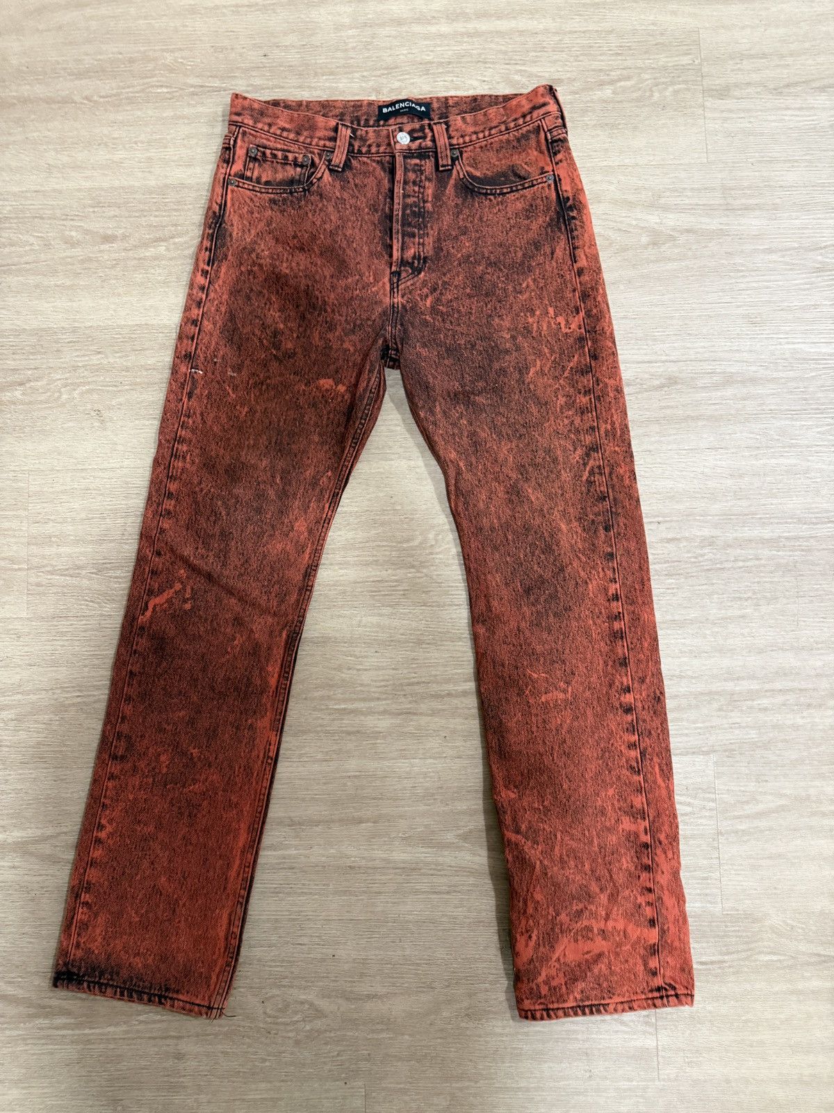 Balenciaga Acid Wash res Balaneciaga demna era denim Size US 30 / EU 46 - 1 Thumbnail