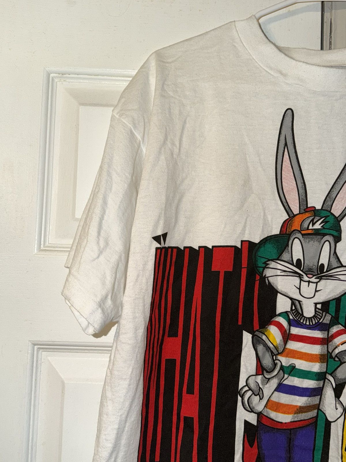 Warner Bros Warner Bros. Looney Tunes Bugs Bunny What’s Up Doc? XL Mens Size US XL / EU 56 / 4 - 22 Thumbnail