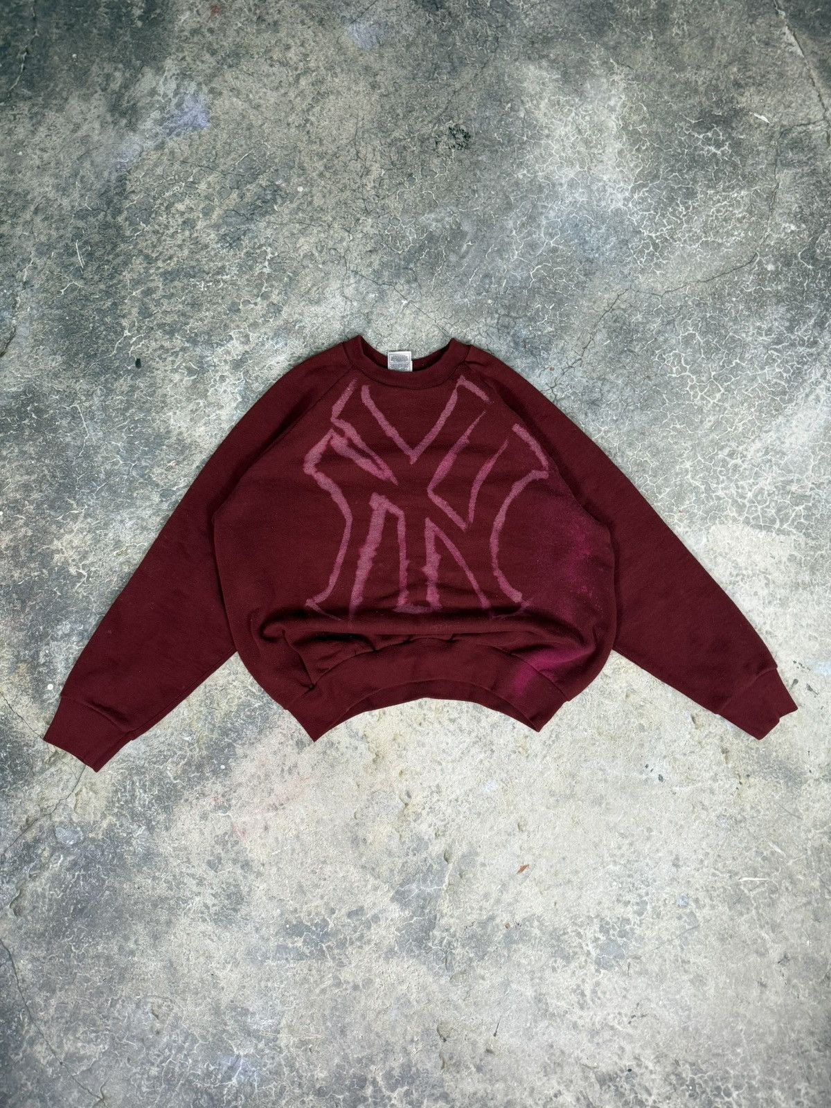 Japanese Brand × Vintage Vintage Yankees Crewneck Size US M / EU 48-50 / 2 - 1 Thumbnail